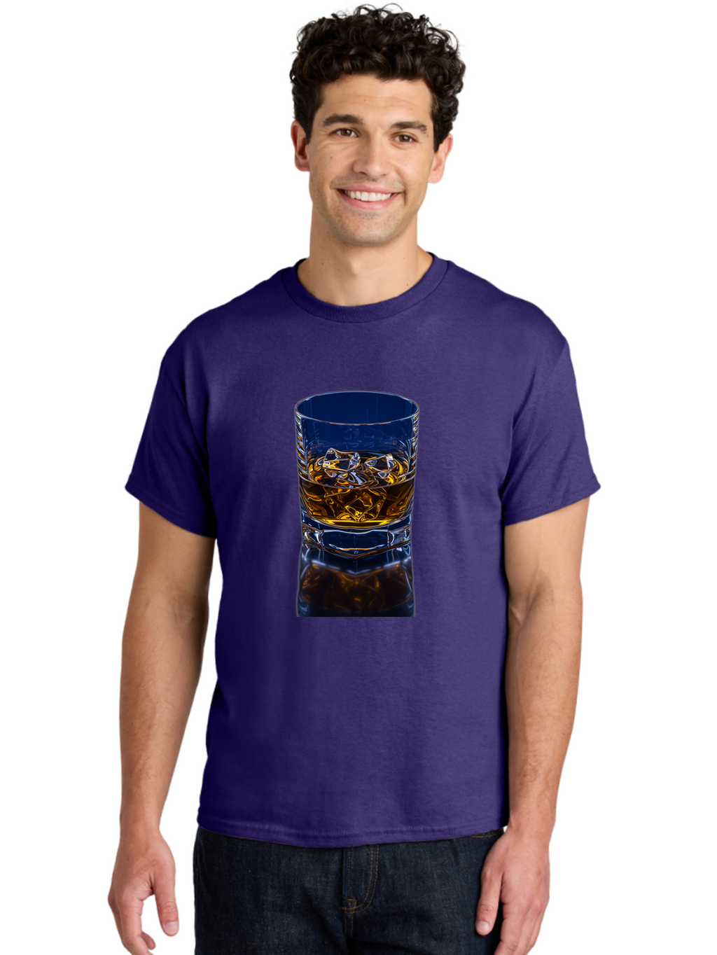 Whiskey-On-The-Rocks-1 Men'S Graphic Tee, 100% Cotton, Comfortable Casual Summer Wear, Machine Washable, Vintage Camera, Old Camera, Antique Camera, Black Camera, Classic Photography, Photography Equipment, Nostalgic Device, Film Camera, Bal607