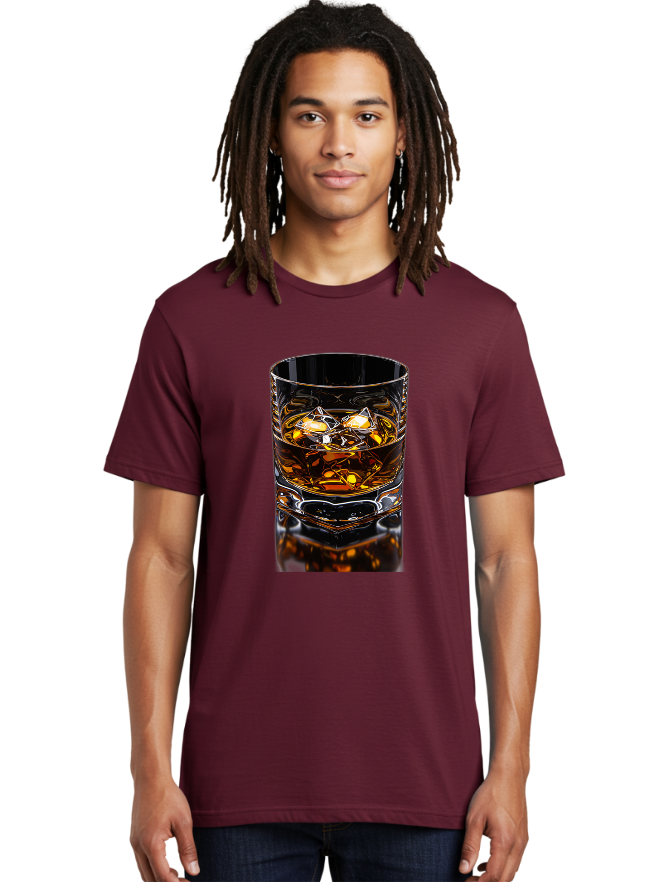 Whiskey-On-The-Rocks Men'S Graphic Tee, 100% Cotton, Comfortable Casual Summer Wear, Machine Washable, Vintage Camera, Old Camera, Antique Camera, Black Camera, Classic Photography, Photography Equipment, Nostalgic Device, Film Camera, Bal608