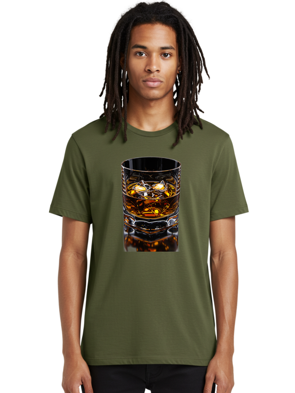 Whiskey-On-The-Rocks Men'S Graphic Tee, 100% Cotton, Comfortable Casual Summer Wear, Machine Washable, Vintage Camera, Old Camera, Antique Camera, Black Camera, Classic Photography, Photography Equipment, Nostalgic Device, Film Camera, Bal608
