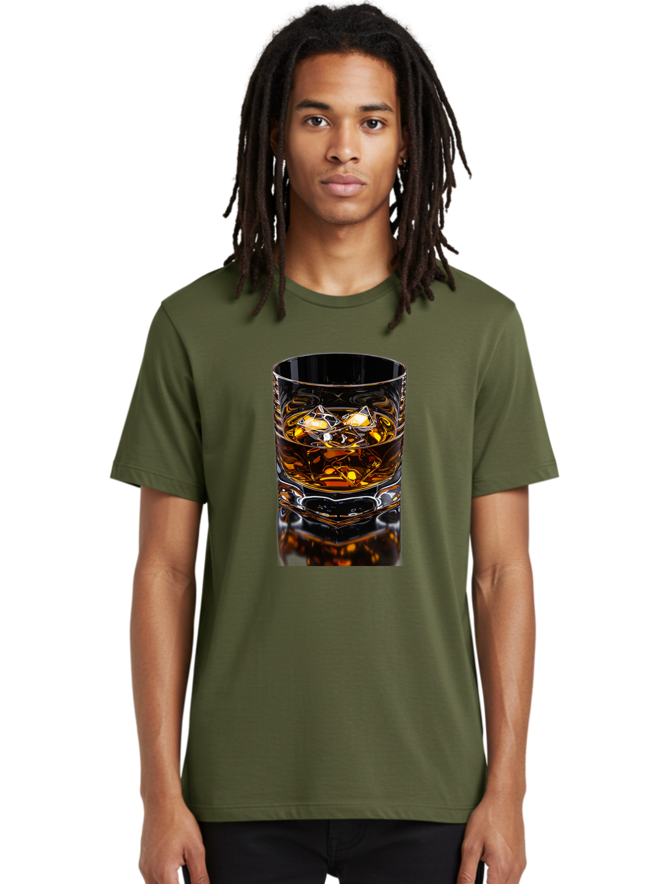 Whiskey-On-The-Rocks Men'S Graphic Tee, 100% Cotton, Comfortable Casual Summer Wear, Machine Washable, Vintage Camera, Old Camera, Antique Camera, Black Camera, Classic Photography, Photography Equipment, Nostalgic Device, Film Camera, Bal608
