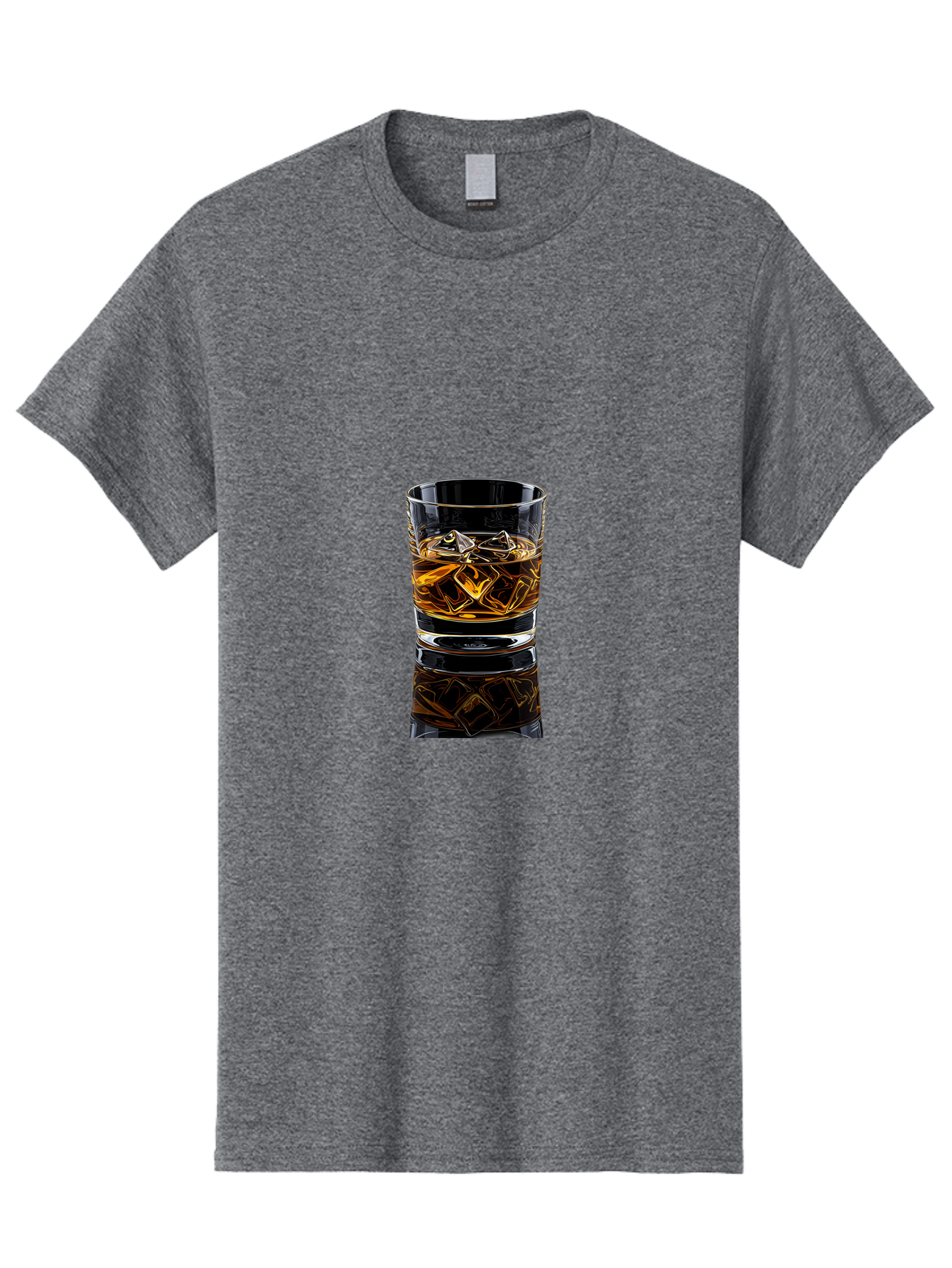 Whiskey-Rocks-Glass Men'S Graphic Tee, 100% Cotton, Comfortable Casual Summer Wear, Machine Washable, Vintage Camera, Old Camera, Antique Camera, Black Camera, Classic Photography, Photography Equipment, Nostalgic Device, Film Camera, Bal609