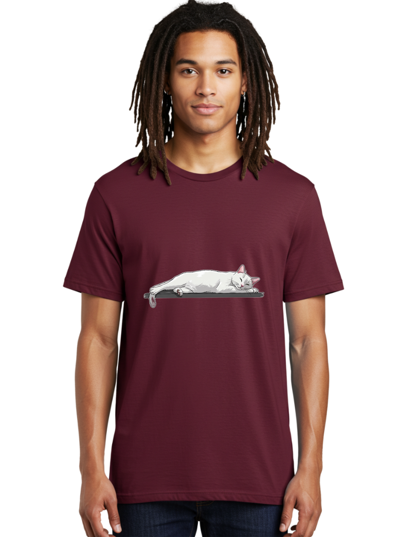 White-Cat Men'S Graphic Tee, 100% Cotton, Comfortable Casual Summer Wear, Machine Washable, Vintage Camera, Old Camera, Antique Camera, Black Camera, Classic Photography, Photography Equipment, Nostalgic Device, Film Camera, Camera Art Bal610