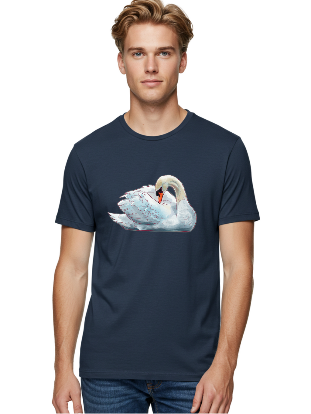 White-Swan Men'S Graphic Tee, 100% Cotton, Comfortable Casual Summer Wear, Machine Washable, Vintage Camera, Old Camera, Antique Camera, Black Camera, Classic Photography, Photography Equipment, Nostalgic Device, Film Camera, Camera Art Bal612