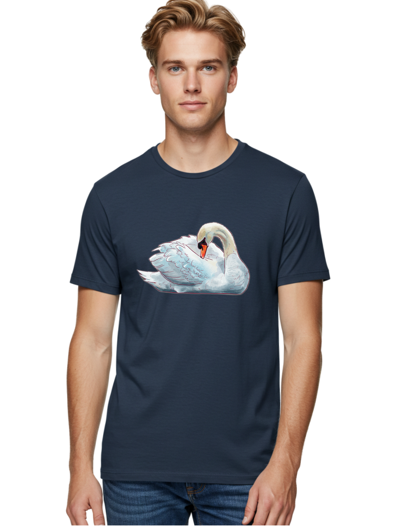 White-Swan Men'S Graphic Tee, 100% Cotton, Comfortable Casual Summer Wear, Machine Washable, Vintage Camera, Old Camera, Antique Camera, Black Camera, Classic Photography, Photography Equipment, Nostalgic Device, Film Camera, Camera Art Bal612