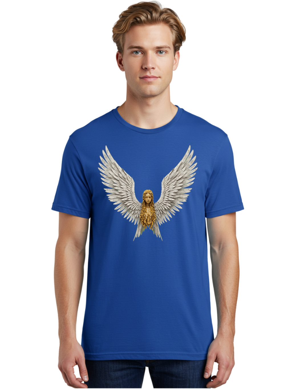 Winged-Woman Men'S Graphic Tee, 100% Cotton, Comfortable Casual Summer Wear, Machine Washable, Vintage Camera, Old Camera, Antique Camera, Black Camera, Classic Photography, Photography Equipment, Nostalgic Device, Film Camera, Camera Art Bal616