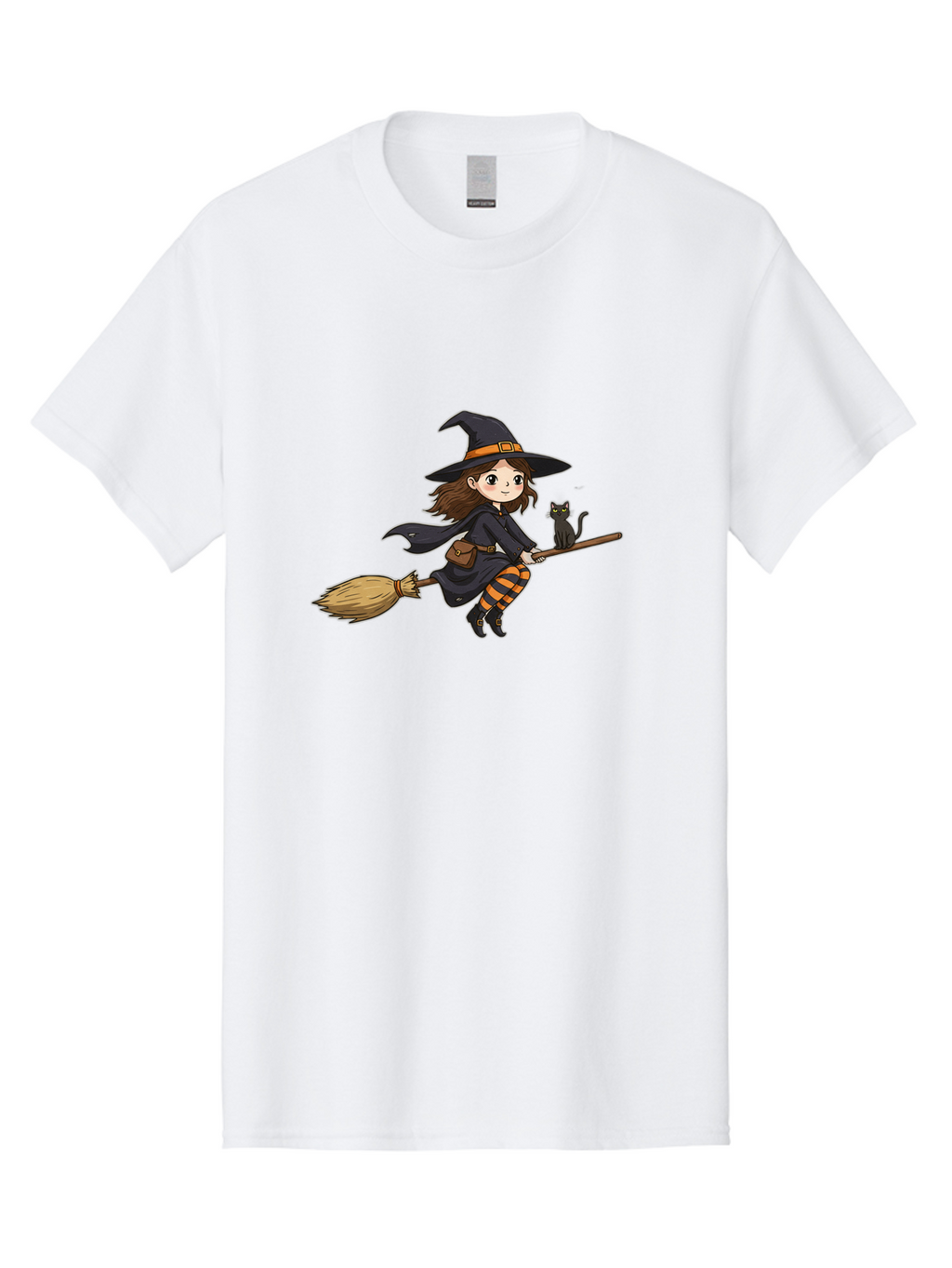 Witch-Flying-With-Cat-2 Men'S Graphic Tee, 100% Cotton, Comfortable Casual Summer Wear, Machine Washable, Vintage Camera, Old Camera, Antique Camera, Black Camera, Classic Photography, Photography Equipment, Nostalgic Device, Film Camera, Bal622