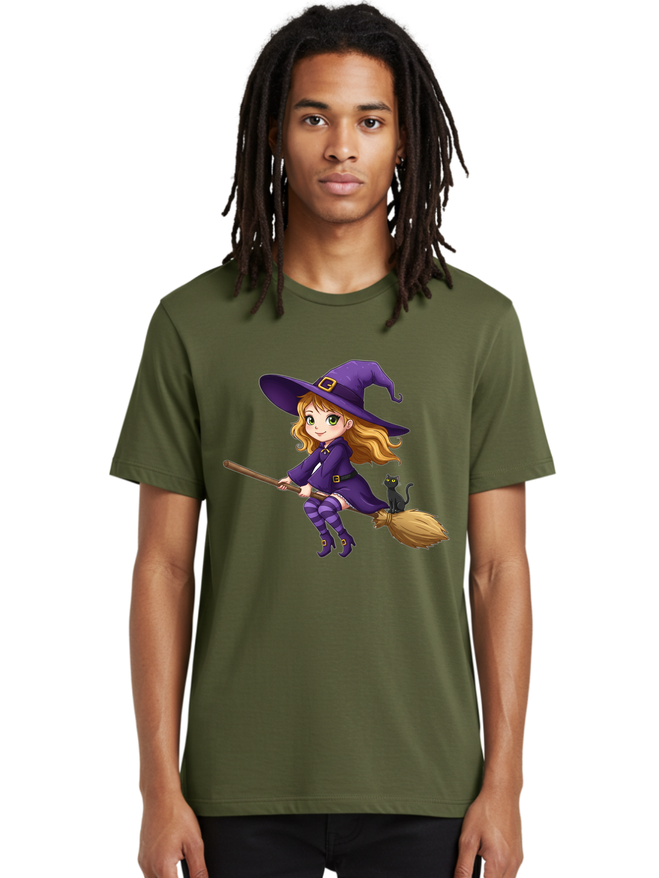 Witch-Flying Men'S Graphic Tee, 100% Cotton, Comfortable Casual Summer Wear, Machine Washable, Vintage Camera, Old Camera, Antique Camera, Black Camera, Classic Photography, Photography Equipment, Nostalgic Device, Film Camera, Camera Art Bal624