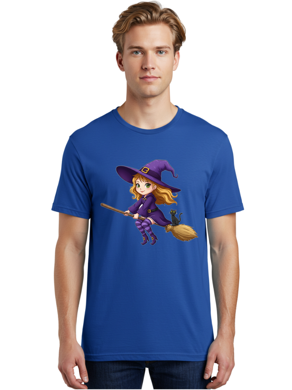 Witch-Flying Men'S Graphic Tee, 100% Cotton, Comfortable Casual Summer Wear, Machine Washable, Vintage Camera, Old Camera, Antique Camera, Black Camera, Classic Photography, Photography Equipment, Nostalgic Device, Film Camera, Camera Art Bal624