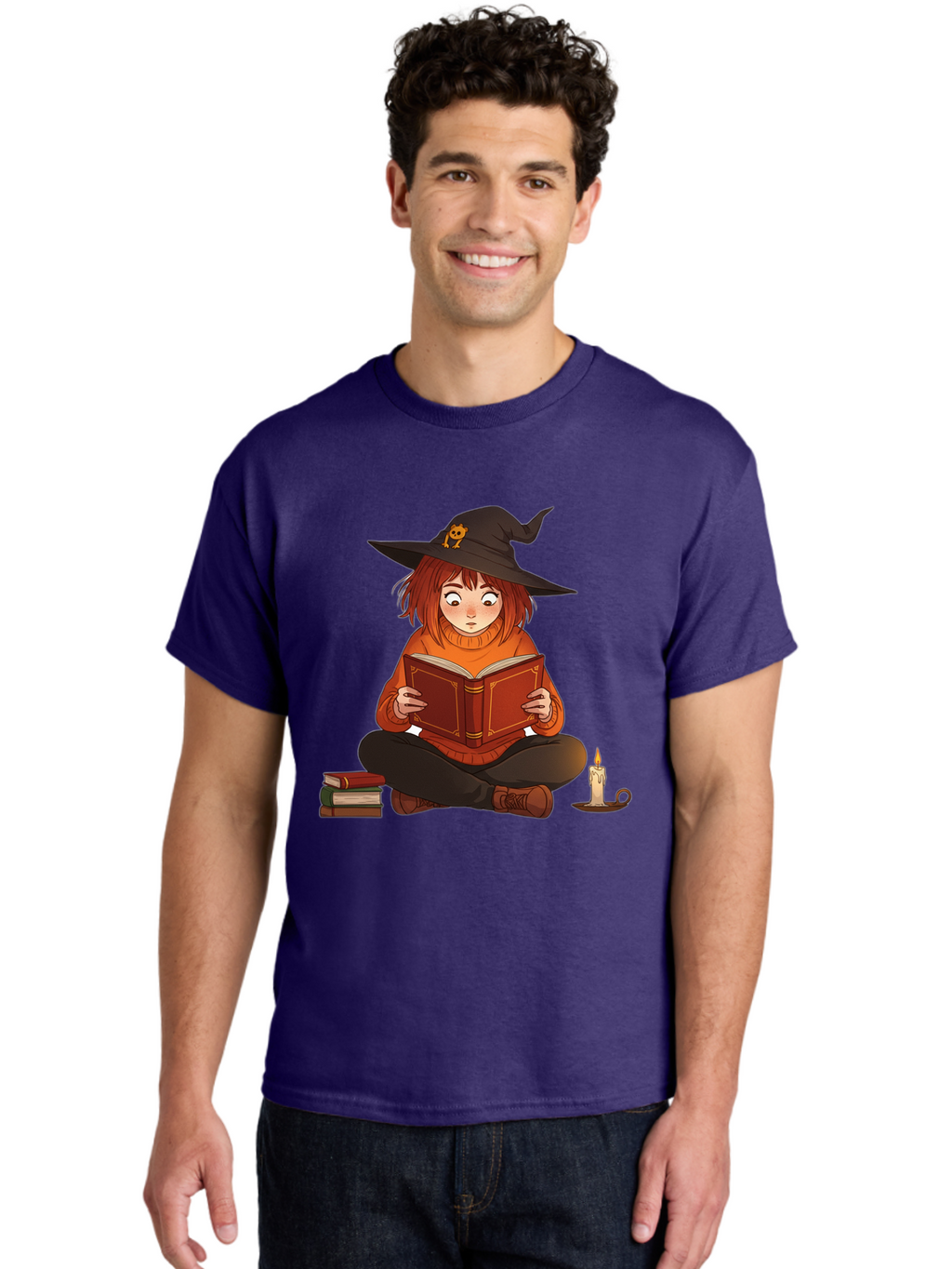 Witch-Reading-Book Men'S Graphic Tee, 100% Cotton, Comfortable Casual Summer Wear, Machine Washable, Vintage Camera, Old Camera, Antique Camera, Black Camera, Classic Photography, Photography Equipment, Nostalgic Device, Film Camera, Bal625