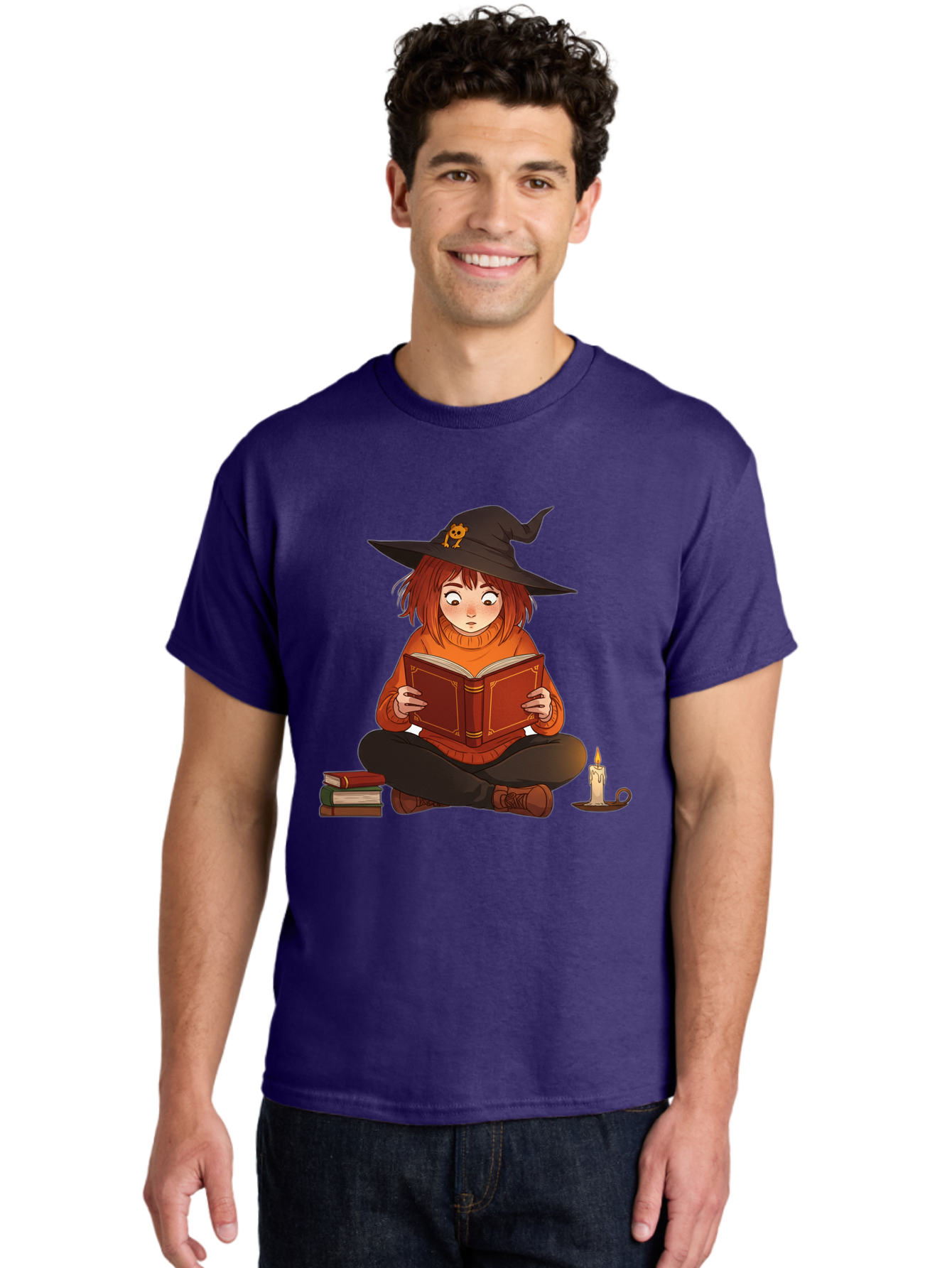 Witch-Reading-Book Men'S Graphic Tee, 100% Cotton, Comfortable Casual Summer Wear, Machine Washable, Vintage Camera, Old Camera, Antique Camera, Black Camera, Classic Photography, Photography Equipment, Nostalgic Device, Film Camera, Bal625