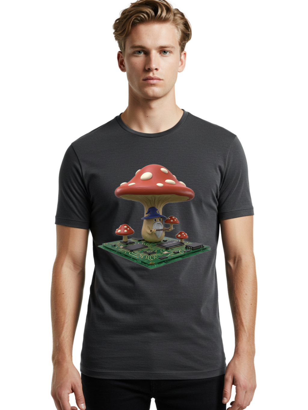 Wizard-Fungus Men'S Graphic Tee, 100% Cotton, Comfortable Casual Summer Wear, Machine Washable, Vintage Camera, Old Camera, Antique Camera, Black Camera, Classic Photography, Photography Equipment, Nostalgic Device, Film Camera, Camera Art Bal626