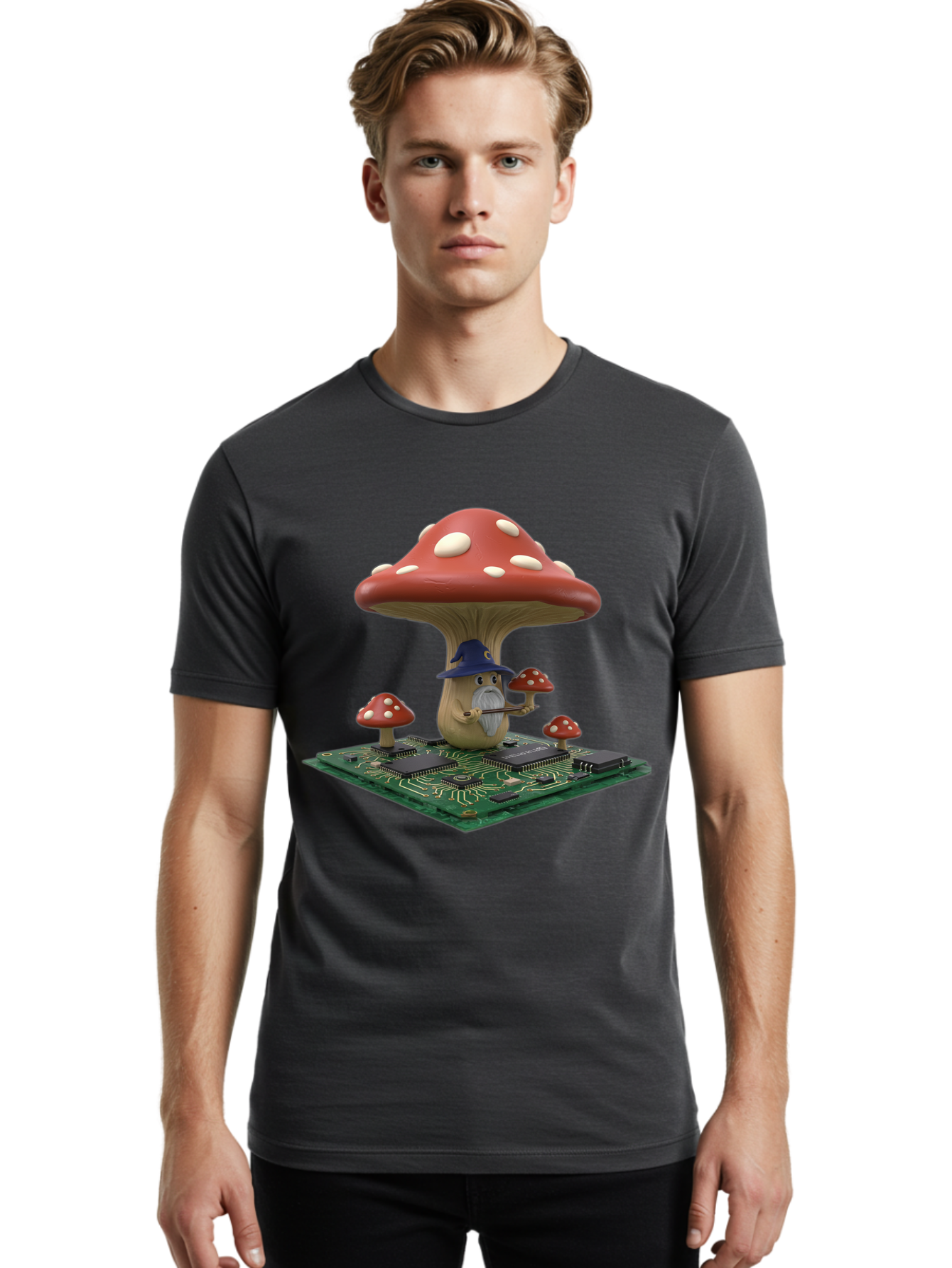 Wizard-Fungus Men'S Graphic Tee, 100% Cotton, Comfortable Casual Summer Wear, Machine Washable, Vintage Camera, Old Camera, Antique Camera, Black Camera, Classic Photography, Photography Equipment, Nostalgic Device, Film Camera, Camera Art Bal626