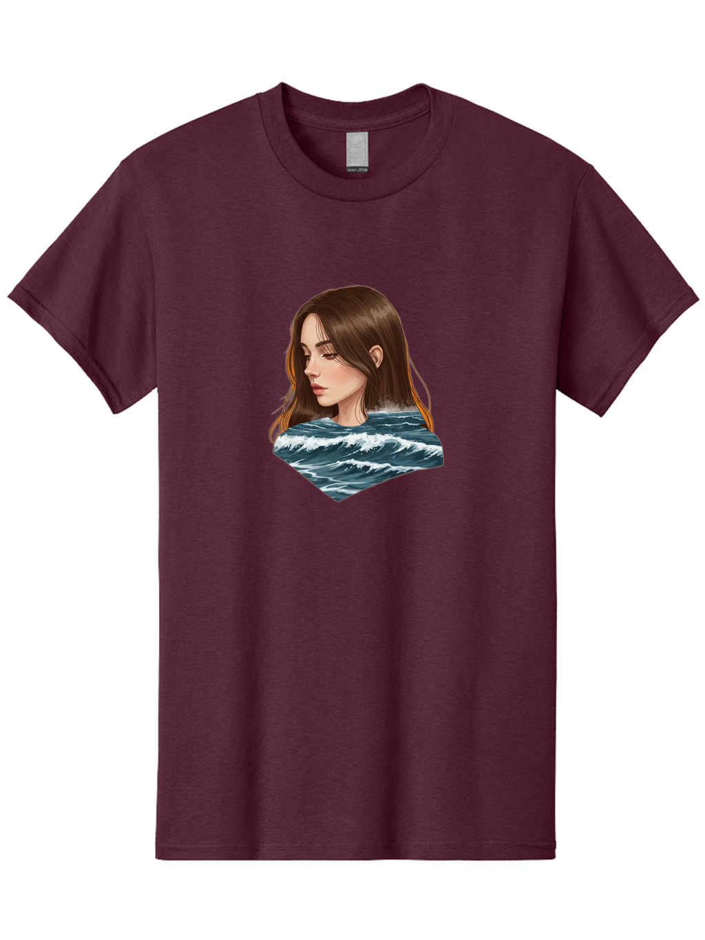 Woman-Emerging-From-Waves Men'S Graphic Tee, 100% Cotton, Comfortable Casual Summer Wear, Machine Washable, Vintage Camera, Old Camera, Antique Camera, Black Camera, Classic Photography, Photography Equipment, Nostalgic Device, Film Camera, Bal627