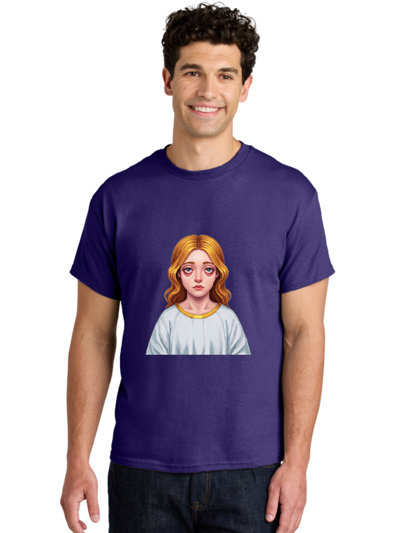 Woman-Portrait Men'S Graphic Tee, 100% Cotton, Comfortable Casual Summer Wear, Machine Washable, Vintage Camera, Old Camera, Antique Camera, Black Camera, Classic Photography, Photography Equipment, Nostalgic Device, Film Camera, Camera Art Bal629
