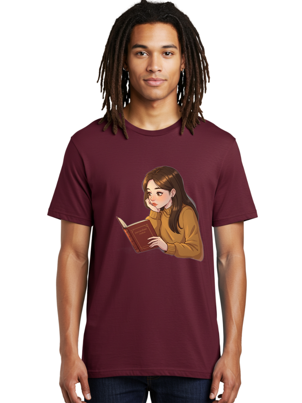 Woman-Reading-Book Men'S Graphic Tee, 100% Cotton, Comfortable Casual Summer Wear, Machine Washable, Vintage Camera, Old Camera, Antique Camera, Black Camera, Classic Photography, Photography Equipment, Nostalgic Device, Film Camera, Bal630
