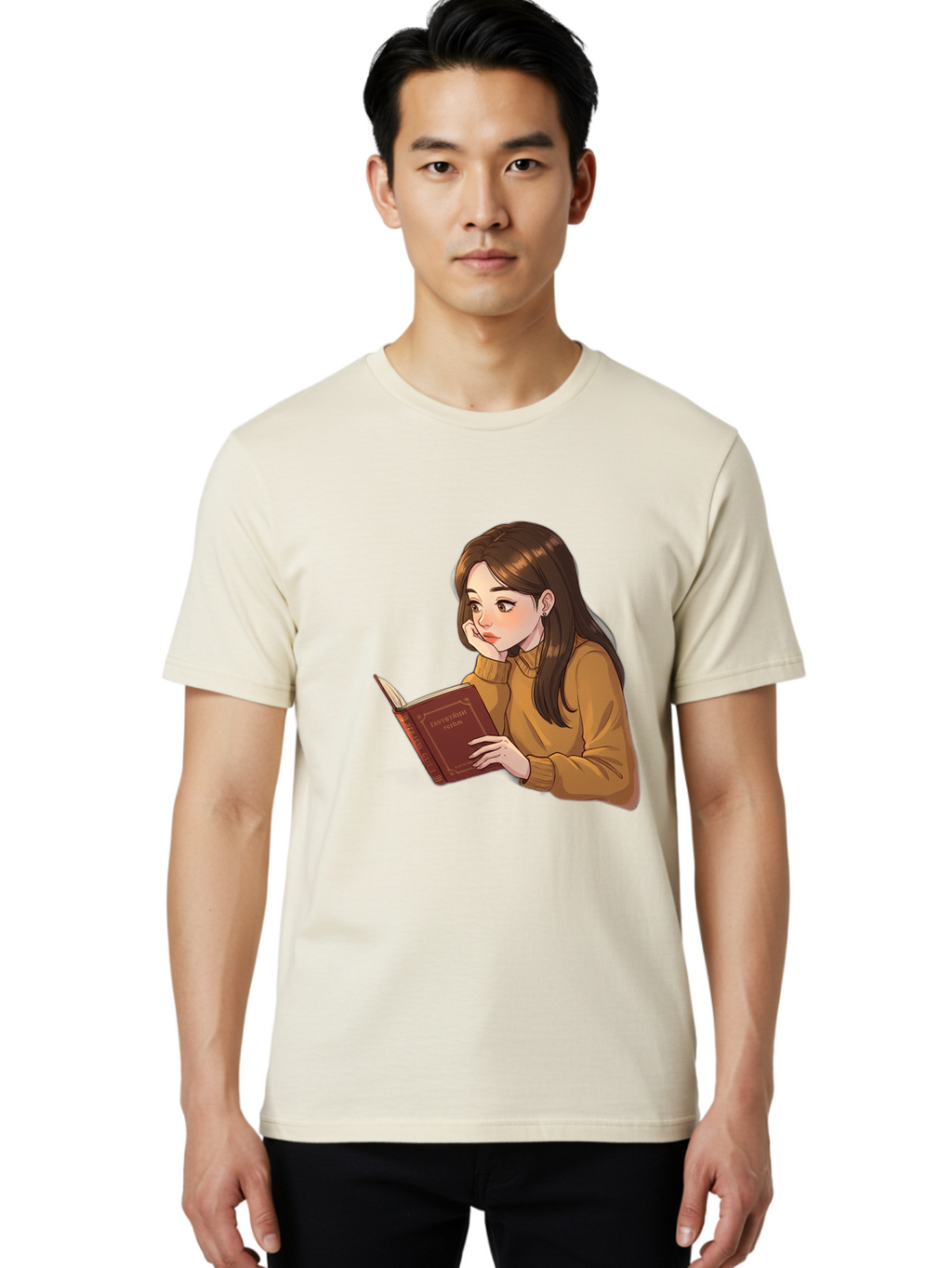 Woman-Reading-Book Men'S Graphic Tee, 100% Cotton, Comfortable Casual Summer Wear, Machine Washable, Vintage Camera, Old Camera, Antique Camera, Black Camera, Classic Photography, Photography Equipment, Nostalgic Device, Film Camera, Bal630