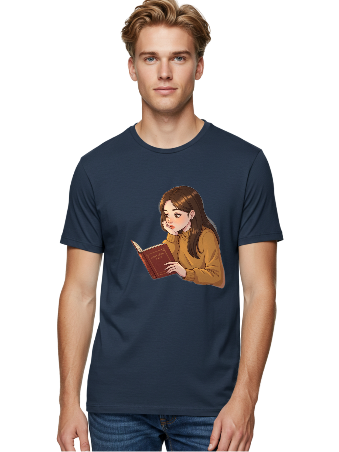 Woman-Reading-Book Men'S Graphic Tee, 100% Cotton, Comfortable Casual Summer Wear, Machine Washable, Vintage Camera, Old Camera, Antique Camera, Black Camera, Classic Photography, Photography Equipment, Nostalgic Device, Film Camera, Bal630