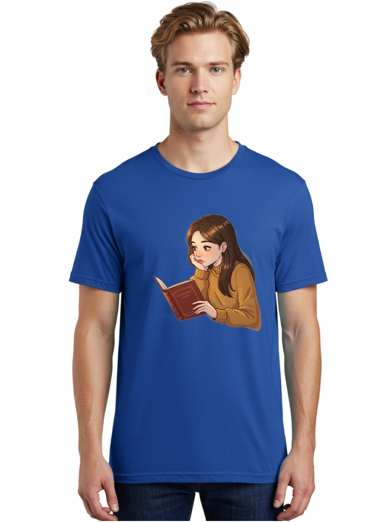 Woman-Reading-Book Men'S Graphic Tee, 100% Cotton, Comfortable Casual Summer Wear, Machine Washable, Vintage Camera, Old Camera, Antique Camera, Black Camera, Classic Photography, Photography Equipment, Nostalgic Device, Film Camera, Bal630