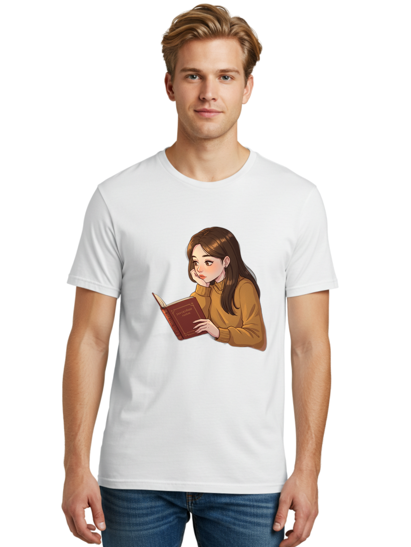 Woman-Reading-Book Men'S Graphic Tee, 100% Cotton, Comfortable Casual Summer Wear, Machine Washable, Vintage Camera, Old Camera, Antique Camera, Black Camera, Classic Photography, Photography Equipment, Nostalgic Device, Film Camera, Bal630