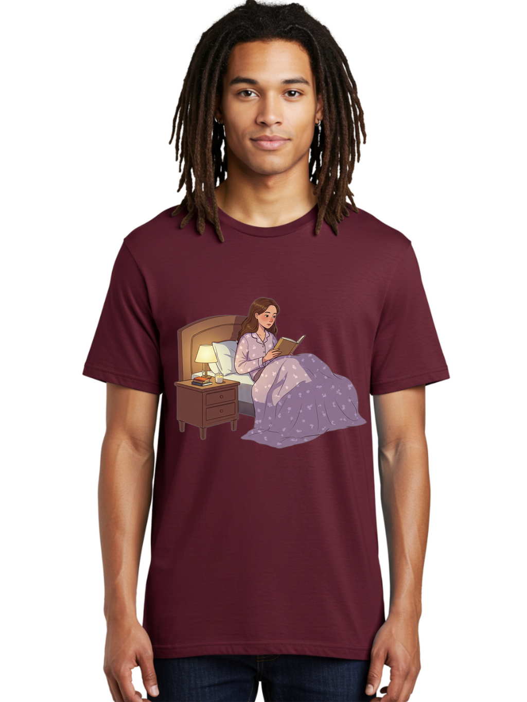 Woman-Reading-In-Bed Men'S Graphic Tee, 100% Cotton, Comfortable Casual Summer Wear, Machine Washable, Vintage Camera, Old Camera, Antique Camera, Black Camera, Classic Photography, Photography Equipment, Nostalgic Device, Film Camera, Bal632