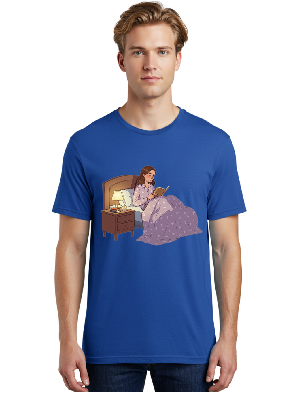 Woman-Reading-In-Bed Men'S Graphic Tee, 100% Cotton, Comfortable Casual Summer Wear, Machine Washable, Vintage Camera, Old Camera, Antique Camera, Black Camera, Classic Photography, Photography Equipment, Nostalgic Device, Film Camera, Bal632