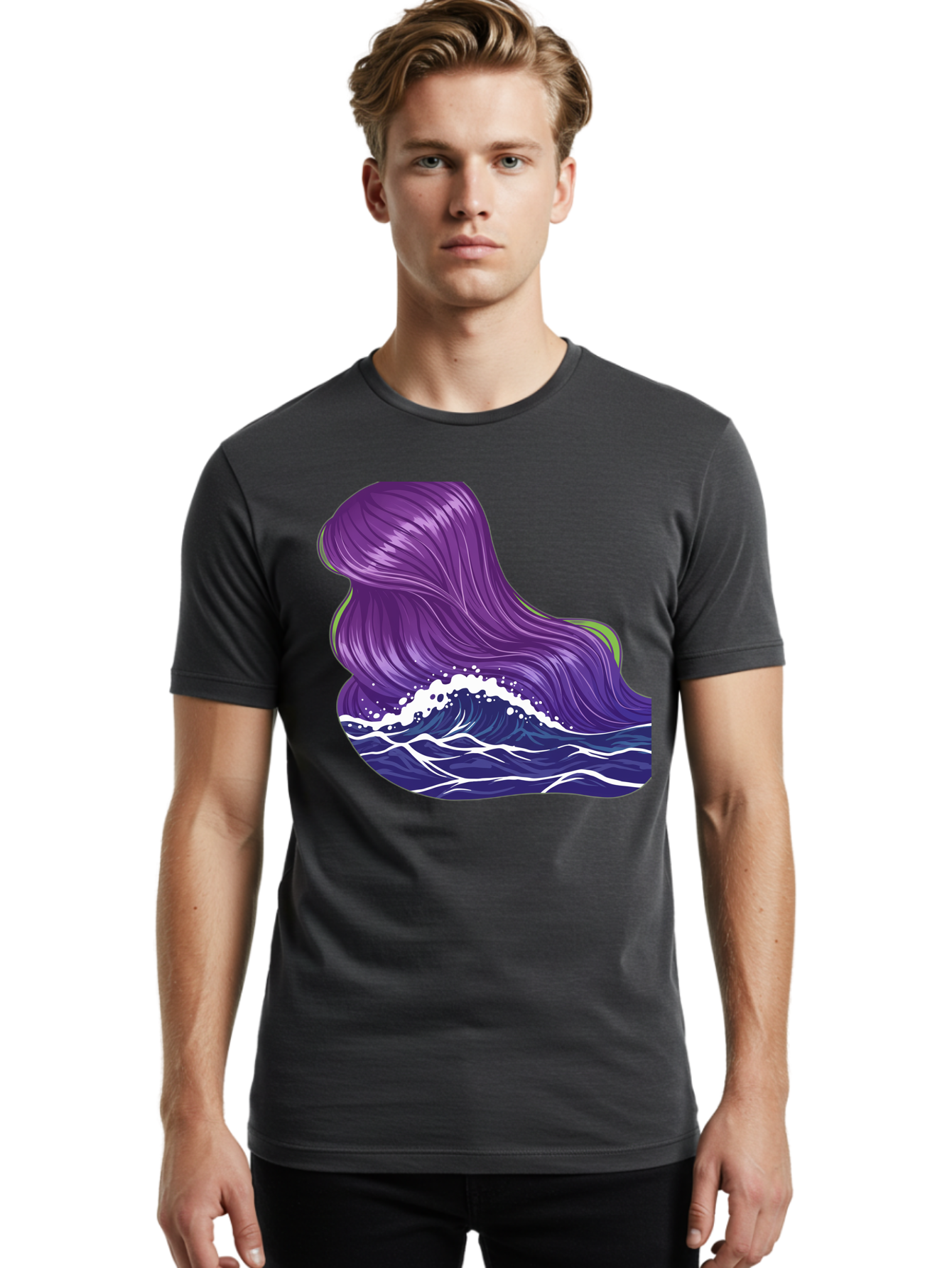 Woman-S-Hair-As-Wave Men'S Graphic Tee, 100% Cotton, Comfortable Casual Summer Wear, Machine Washable, Vintage Camera, Old Camera, Antique Camera, Black Camera, Classic Photography, Photography Equipment, Nostalgic Device, Film Camera, Bal633