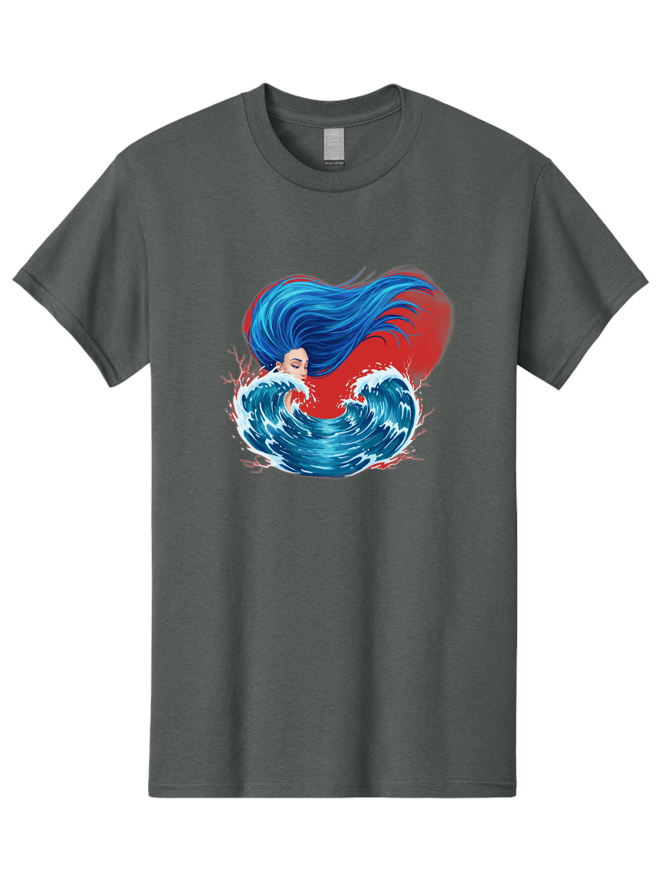 Woman-With-Flowing-Hair-1 Men'S Graphic Tee, 100% Cotton, Comfortable Casual Summer Wear, Machine Washable, Vintage Camera, Old Camera, Antique Camera, Black Camera, Classic Photography, Photography Equipment, Nostalgic Device, Film Camera, Bal634