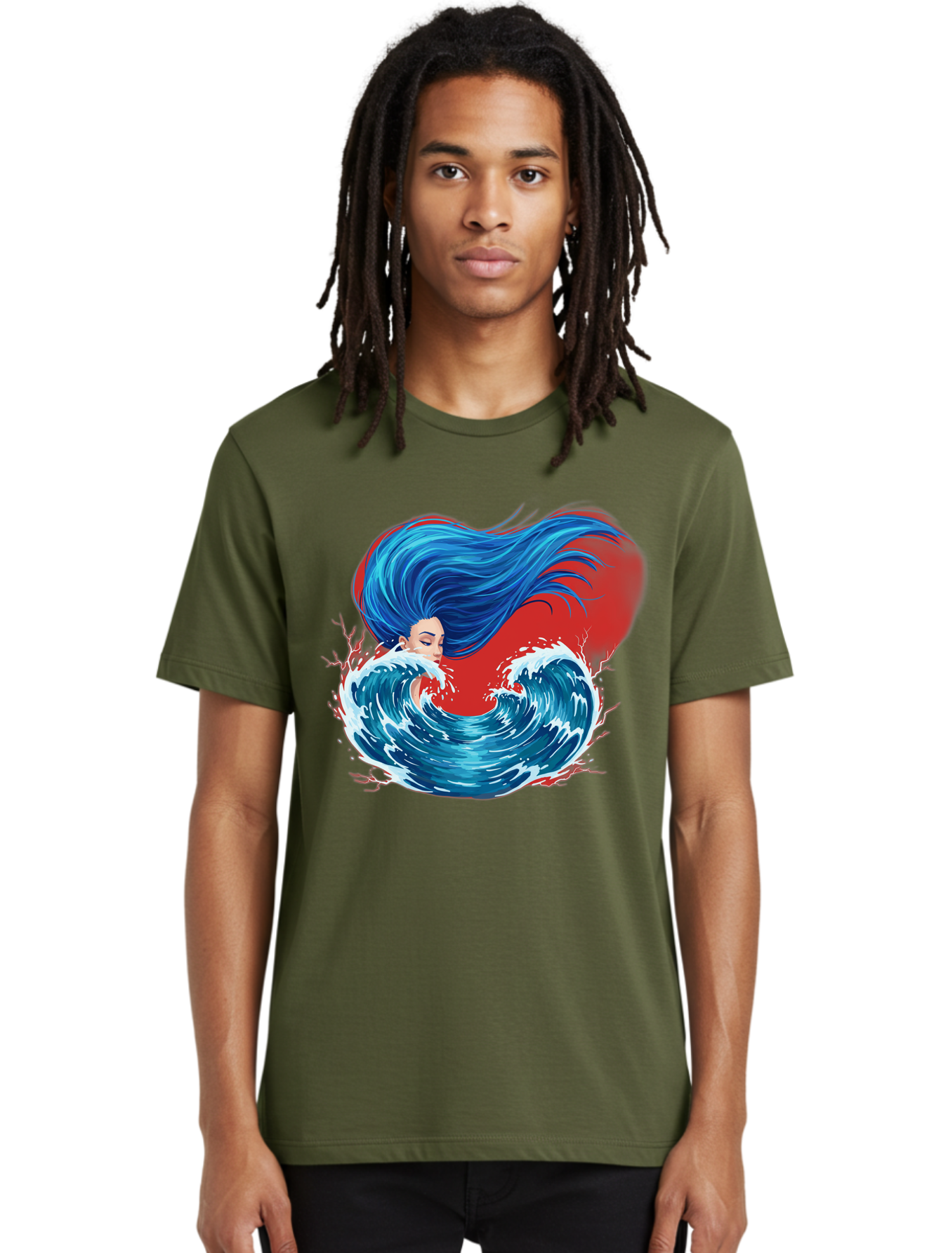 Woman-With-Flowing-Hair-1 Men'S Graphic Tee, 100% Cotton, Comfortable Casual Summer Wear, Machine Washable, Vintage Camera, Old Camera, Antique Camera, Black Camera, Classic Photography, Photography Equipment, Nostalgic Device, Film Camera, Bal634