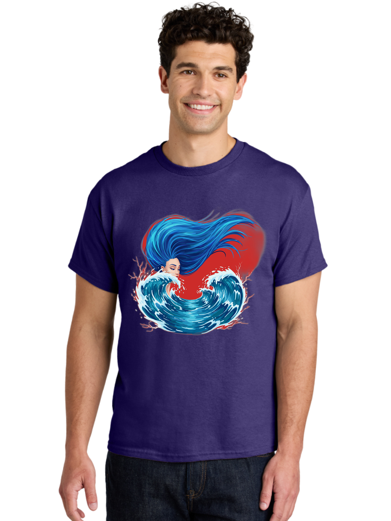 Woman-With-Flowing-Hair-1 Men'S Graphic Tee, 100% Cotton, Comfortable Casual Summer Wear, Machine Washable, Vintage Camera, Old Camera, Antique Camera, Black Camera, Classic Photography, Photography Equipment, Nostalgic Device, Film Camera, Bal634
