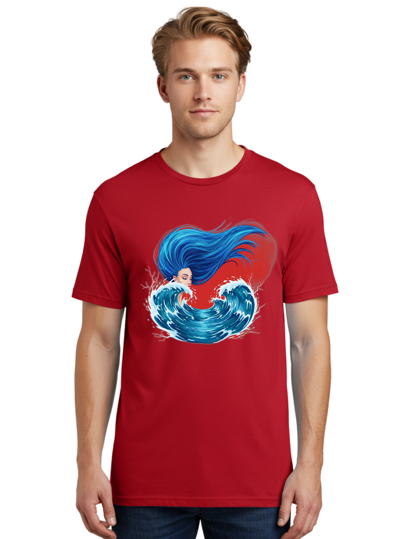 Woman-With-Flowing-Hair-1 Men'S Graphic Tee, 100% Cotton, Comfortable Casual Summer Wear, Machine Washable, Vintage Camera, Old Camera, Antique Camera, Black Camera, Classic Photography, Photography Equipment, Nostalgic Device, Film Camera, Bal634