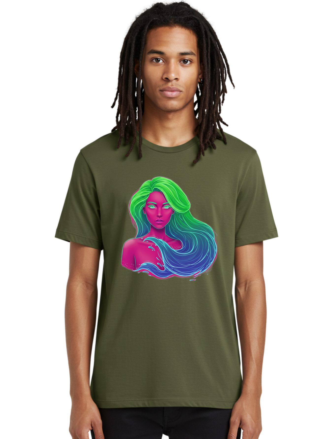 Woman-With-Flowing-Hair Men'S Graphic Tee, 100% Cotton, Comfortable Casual Summer Wear, Machine Washable, Vintage Camera, Old Camera, Antique Camera, Black Camera, Classic Photography, Photography Equipment, Nostalgic Device, Film Camera, Bal635