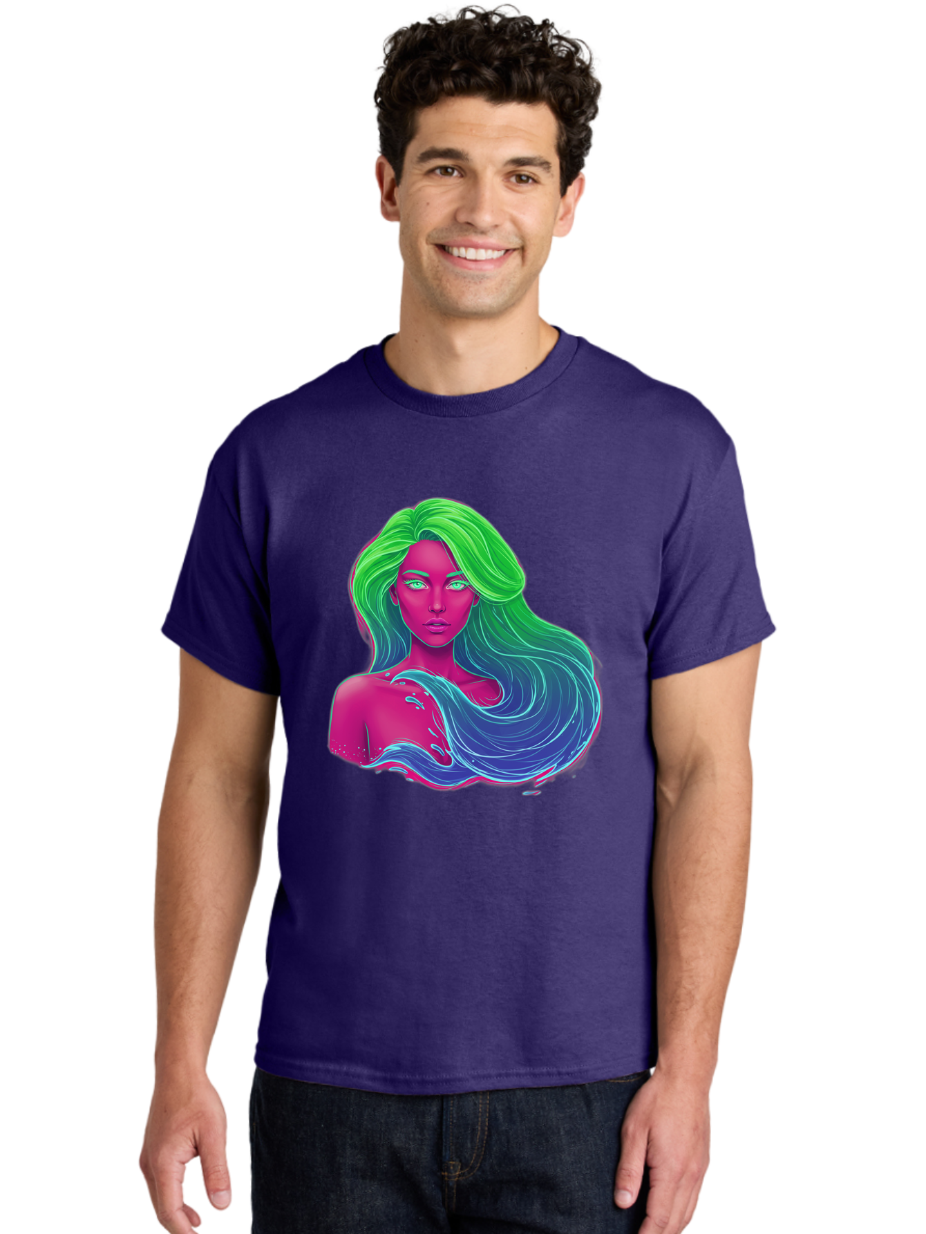 Woman-With-Flowing-Hair Men'S Graphic Tee, 100% Cotton, Comfortable Casual Summer Wear, Machine Washable, Vintage Camera, Old Camera, Antique Camera, Black Camera, Classic Photography, Photography Equipment, Nostalgic Device, Film Camera, Bal635