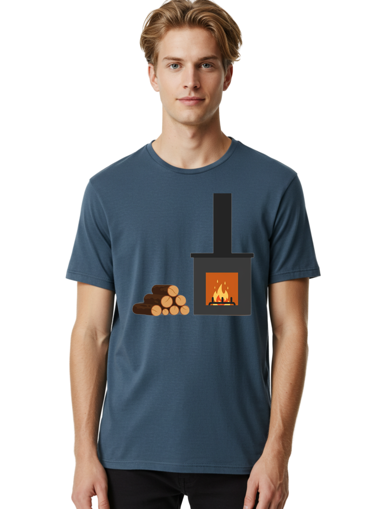 Wood-Burning-Stove Men'S Graphic Tee, 100% Cotton, Comfortable Casual Summer Wear, Machine Washable, Vintage Camera, Old Camera, Antique Camera, Black Camera, Classic Photography, Photography Equipment, Nostalgic Device, Film Camera, Bal637