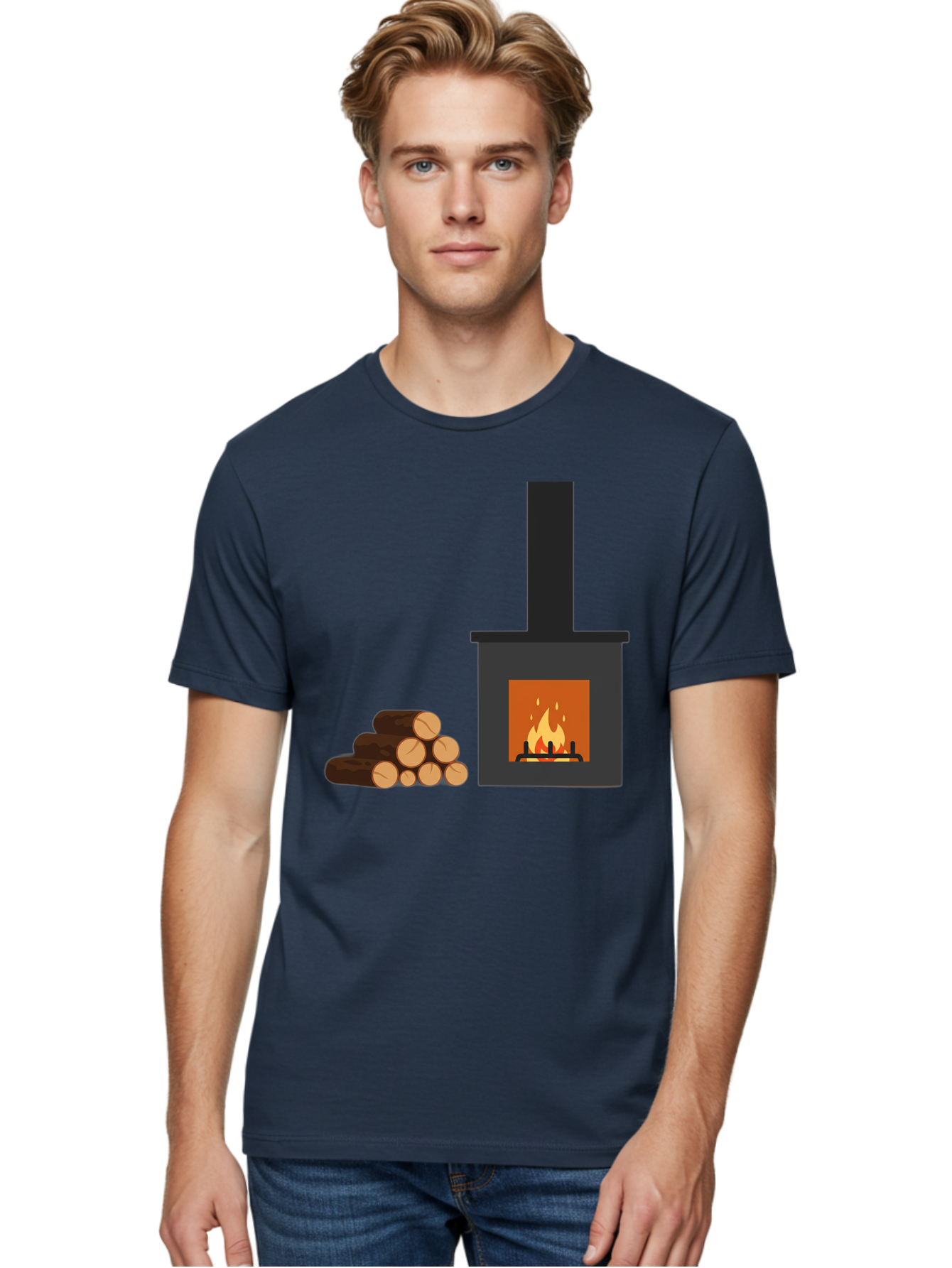 Wood-Burning-Stove Men'S Graphic Tee, 100% Cotton, Comfortable Casual Summer Wear, Machine Washable, Vintage Camera, Old Camera, Antique Camera, Black Camera, Classic Photography, Photography Equipment, Nostalgic Device, Film Camera, Bal637