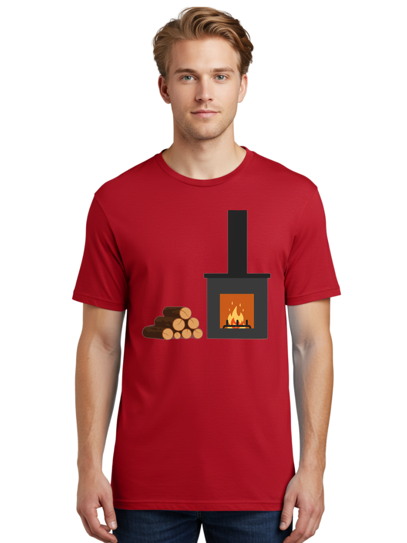 Wood-Burning-Stove Men'S Graphic Tee, 100% Cotton, Comfortable Casual Summer Wear, Machine Washable, Vintage Camera, Old Camera, Antique Camera, Black Camera, Classic Photography, Photography Equipment, Nostalgic Device, Film Camera, Bal637