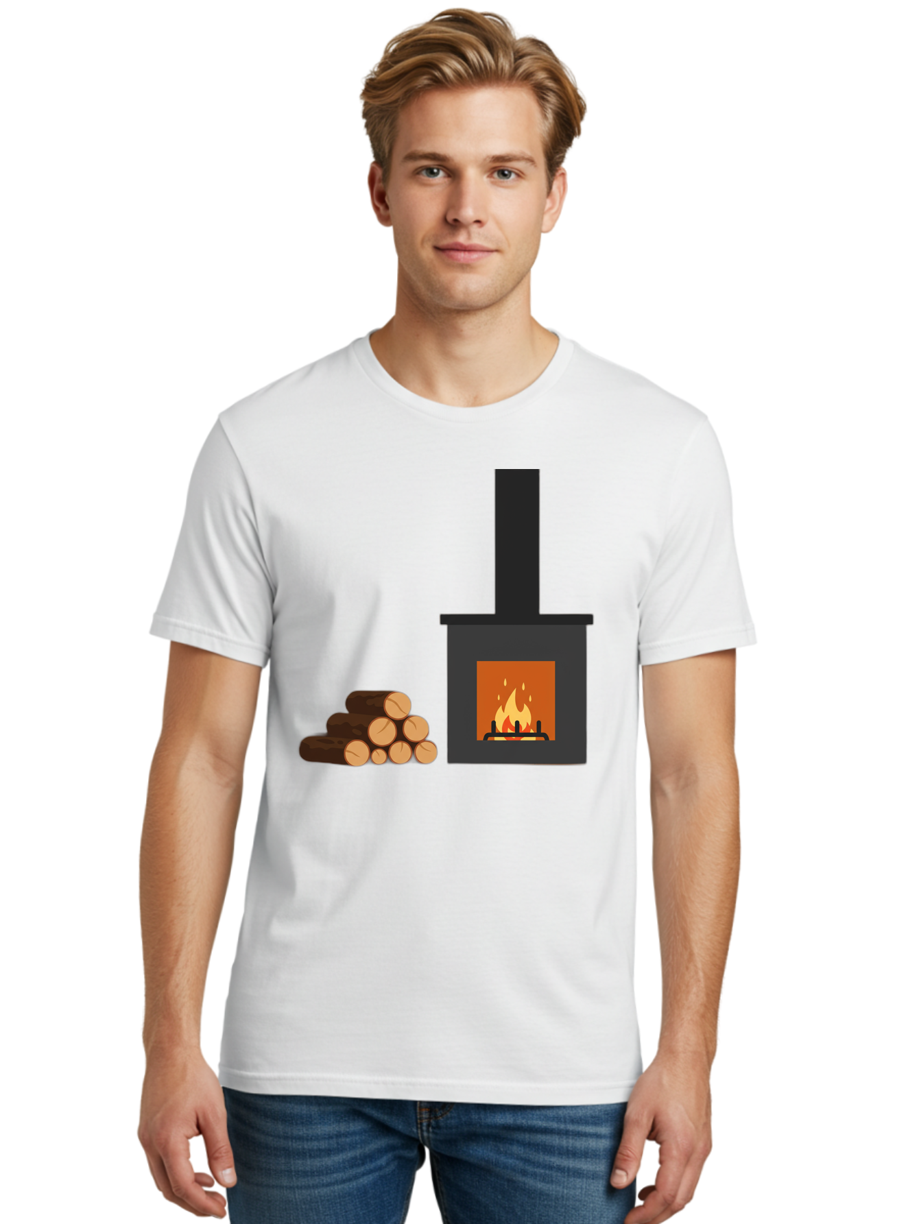 Wood-Burning-Stove Men'S Graphic Tee, 100% Cotton, Comfortable Casual Summer Wear, Machine Washable, Vintage Camera, Old Camera, Antique Camera, Black Camera, Classic Photography, Photography Equipment, Nostalgic Device, Film Camera, Bal637