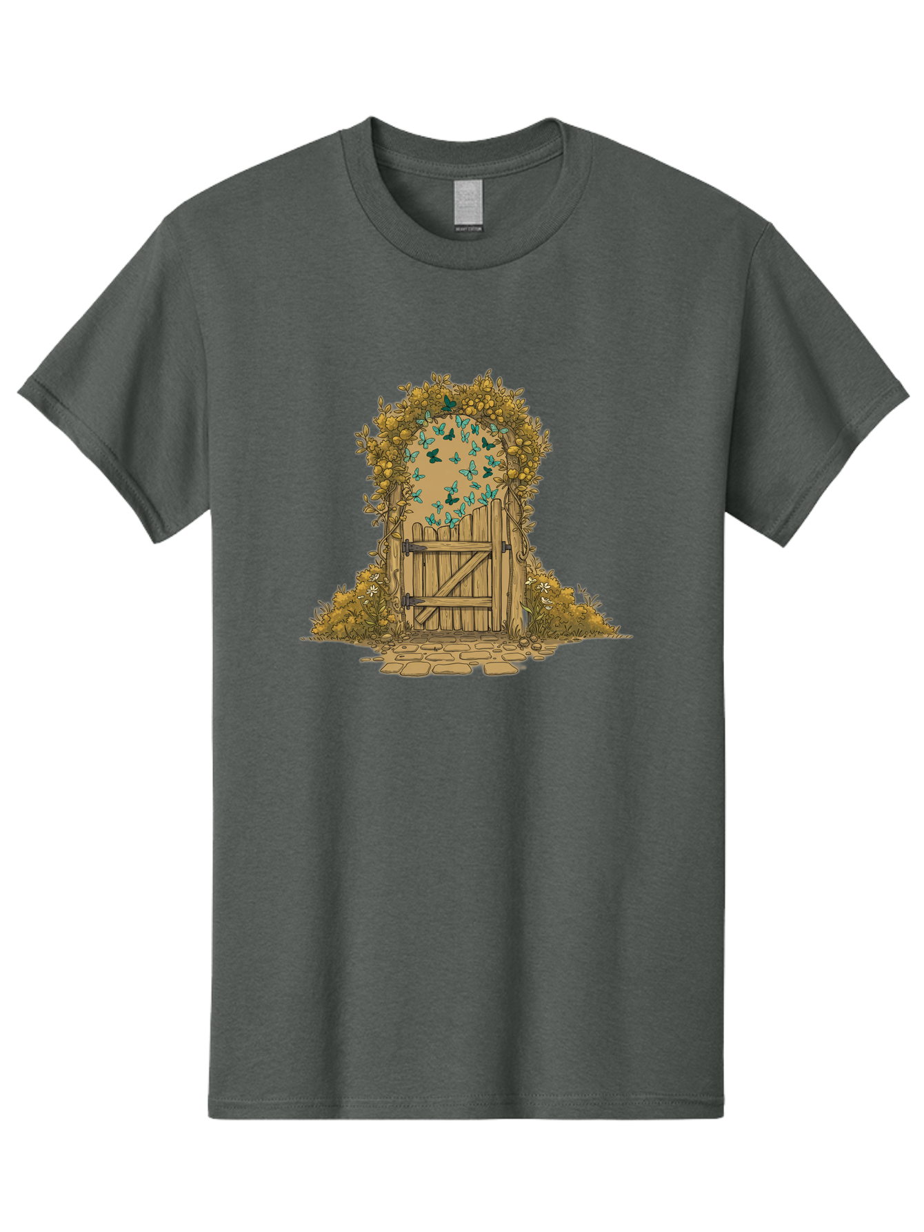 Wooden-Gate Men'S Graphic Tee, 100% Cotton, Comfortable Casual Summer Wear, Machine Washable, Vintage Camera, Old Camera, Antique Camera, Black Camera, Classic Photography, Photography Equipment, Nostalgic Device, Film Camera, Camera Art Bal638