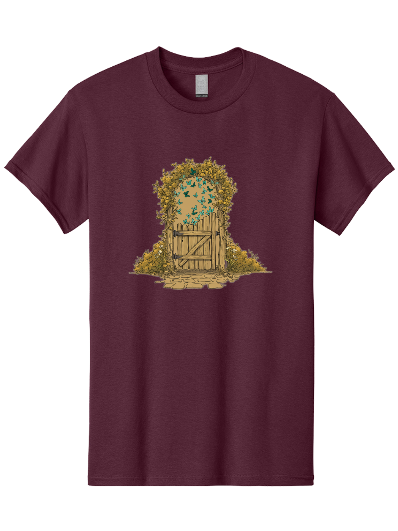 Wooden-Gate Men'S Graphic Tee, 100% Cotton, Comfortable Casual Summer Wear, Machine Washable, Vintage Camera, Old Camera, Antique Camera, Black Camera, Classic Photography, Photography Equipment, Nostalgic Device, Film Camera, Camera Art Bal638