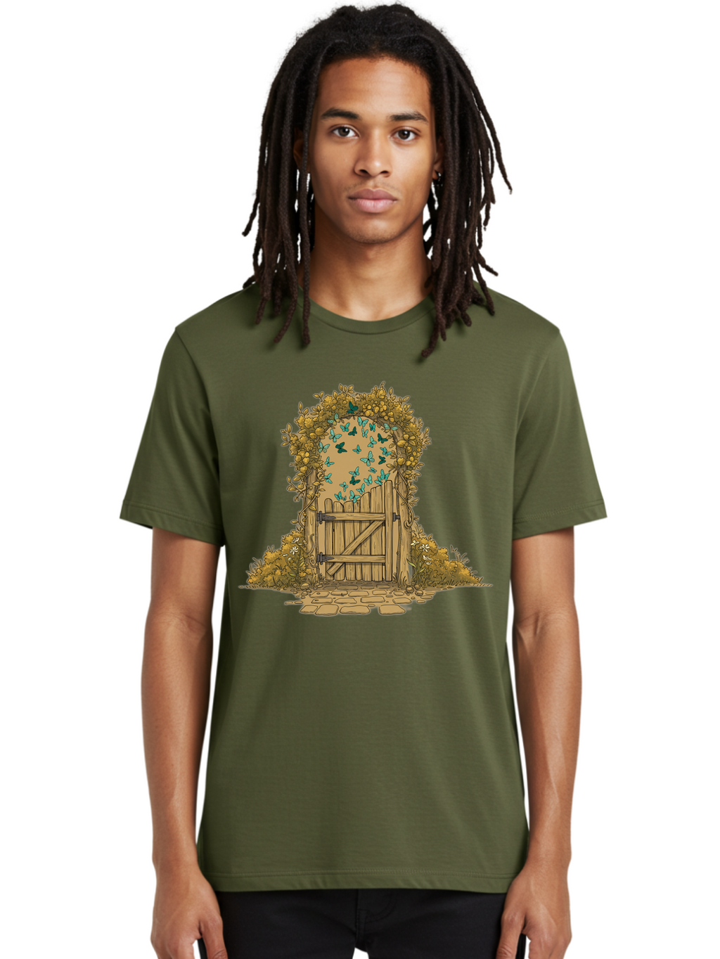 Wooden-Gate Men'S Graphic Tee, 100% Cotton, Comfortable Casual Summer Wear, Machine Washable, Vintage Camera, Old Camera, Antique Camera, Black Camera, Classic Photography, Photography Equipment, Nostalgic Device, Film Camera, Camera Art Bal638