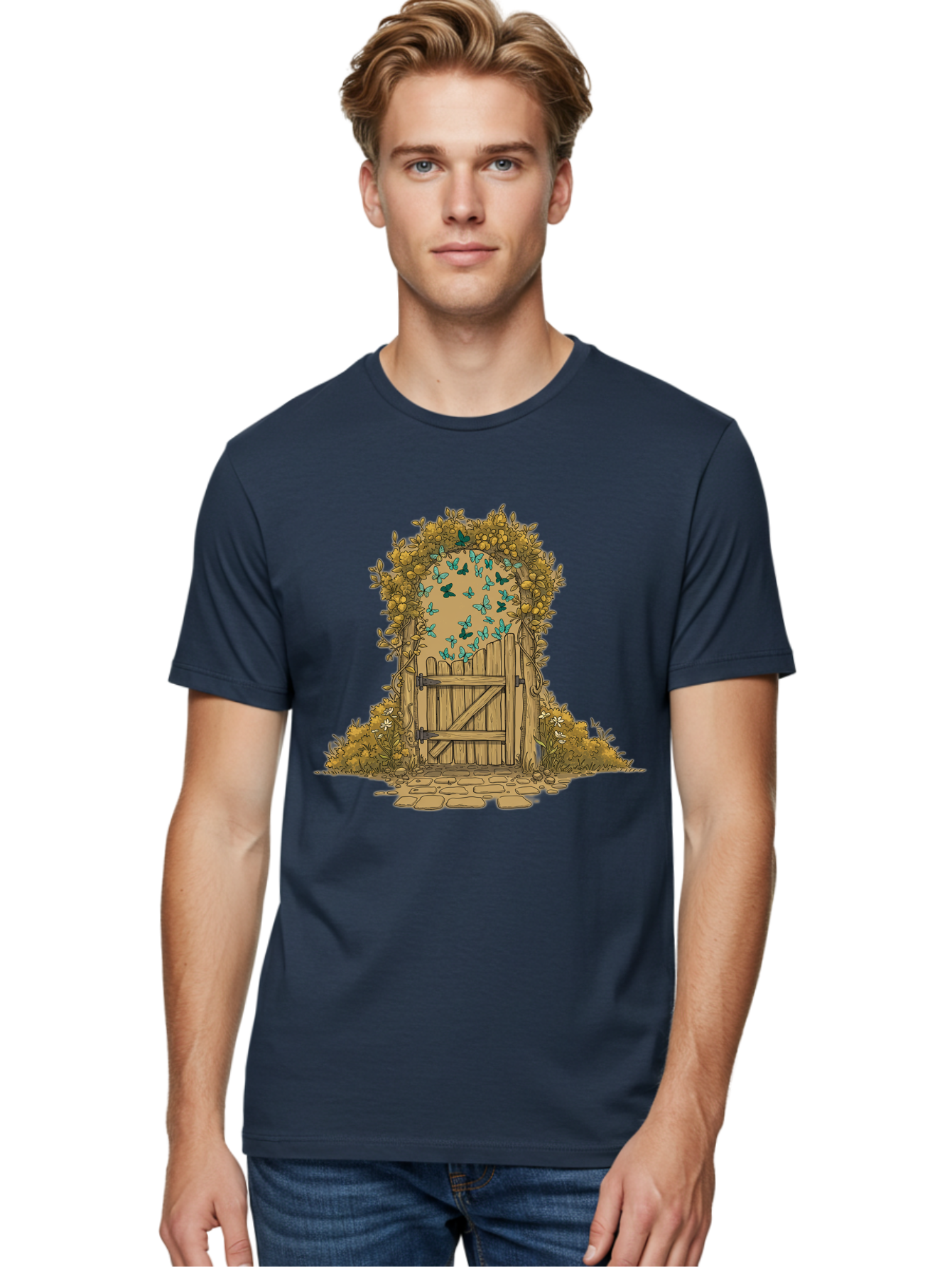 Wooden-Gate Men'S Graphic Tee, 100% Cotton, Comfortable Casual Summer Wear, Machine Washable, Vintage Camera, Old Camera, Antique Camera, Black Camera, Classic Photography, Photography Equipment, Nostalgic Device, Film Camera, Camera Art Bal638