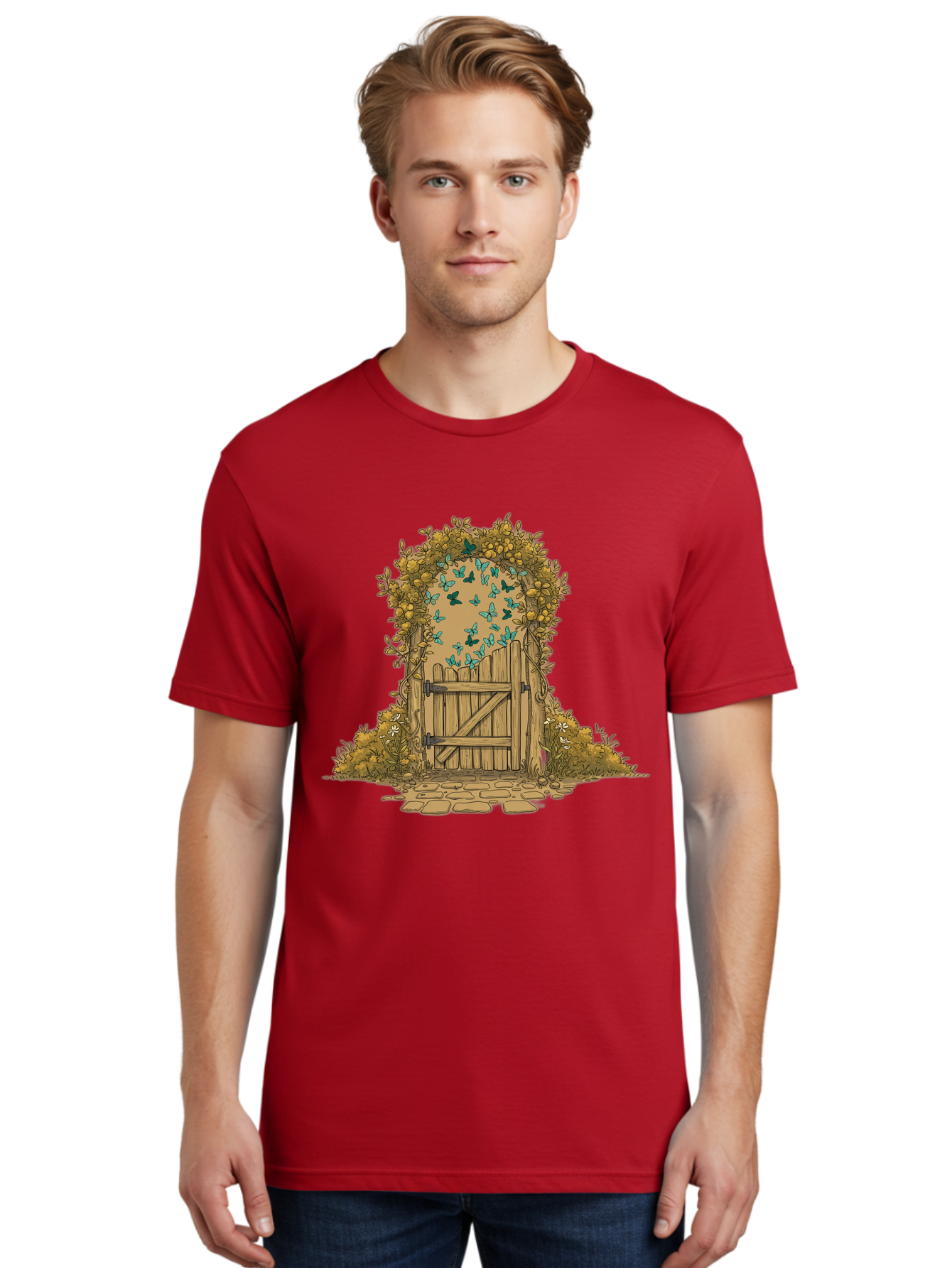 Wooden-Gate Men'S Graphic Tee, 100% Cotton, Comfortable Casual Summer Wear, Machine Washable, Vintage Camera, Old Camera, Antique Camera, Black Camera, Classic Photography, Photography Equipment, Nostalgic Device, Film Camera, Camera Art Bal638