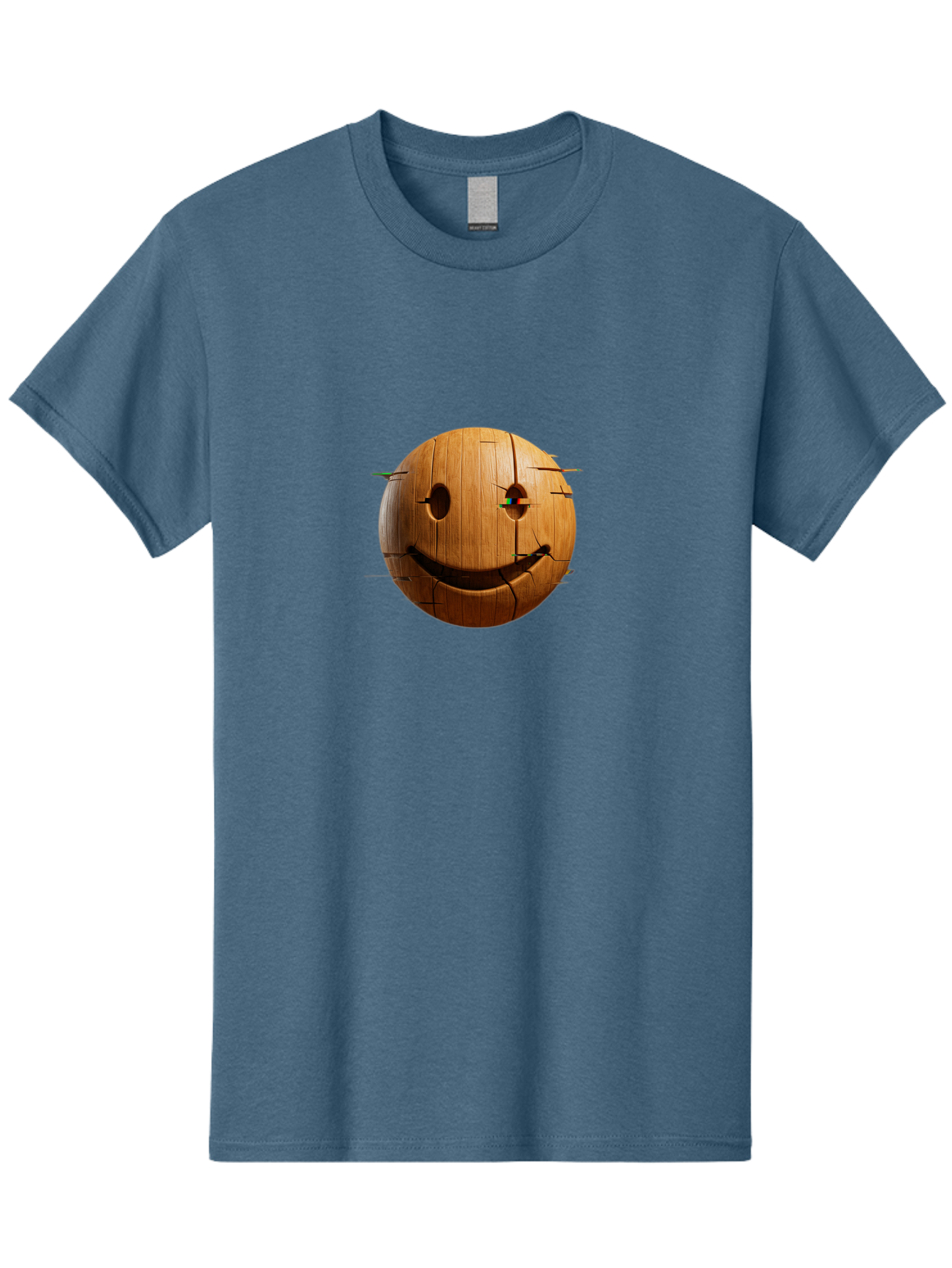 Wooden-Smiley Men'S Graphic Tee, 100% Cotton, Comfortable Casual Summer Wear, Machine Washable, Vintage Camera, Old Camera, Antique Camera, Black Camera, Classic Photography, Photography Equipment, Nostalgic Device, Film Camera, Camera Art Bal639