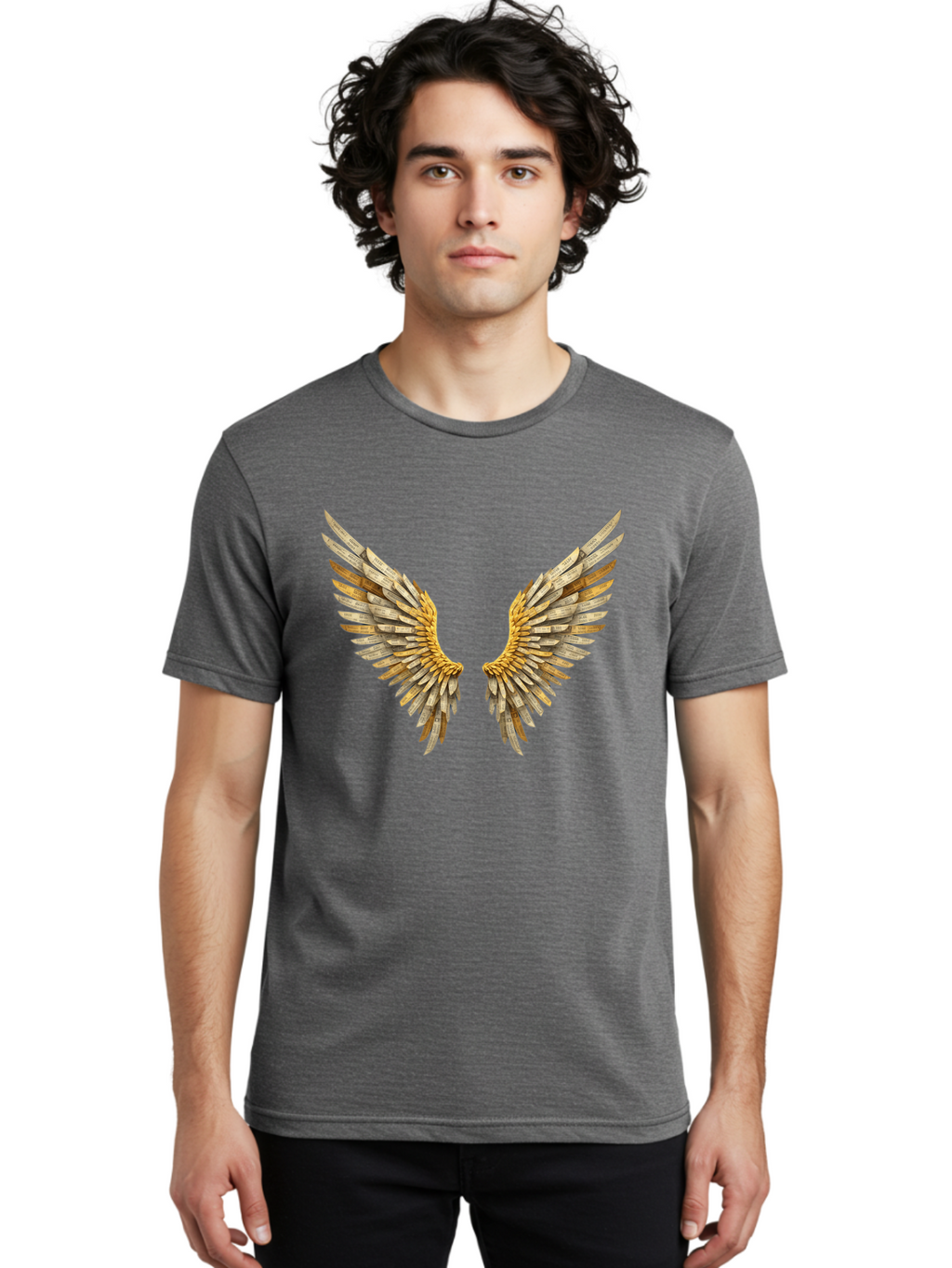 Wooden-Wings-1 Men'S Graphic Tee, 100% Cotton, Comfortable Casual Summer Wear, Machine Washable, Vintage Camera, Old Camera, Antique Camera, Black Camera, Classic Photography, Photography Equipment, Nostalgic Device, Film Camera, Camera Art Bal640