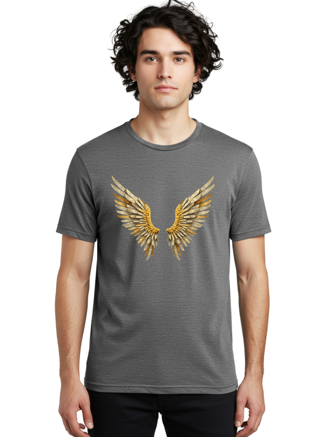 Wooden-Wings-1 Men'S Graphic Tee, 100% Cotton, Comfortable Casual Summer Wear, Machine Washable, Vintage Camera, Old Camera, Antique Camera, Black Camera, Classic Photography, Photography Equipment, Nostalgic Device, Film Camera, Camera Art Bal640