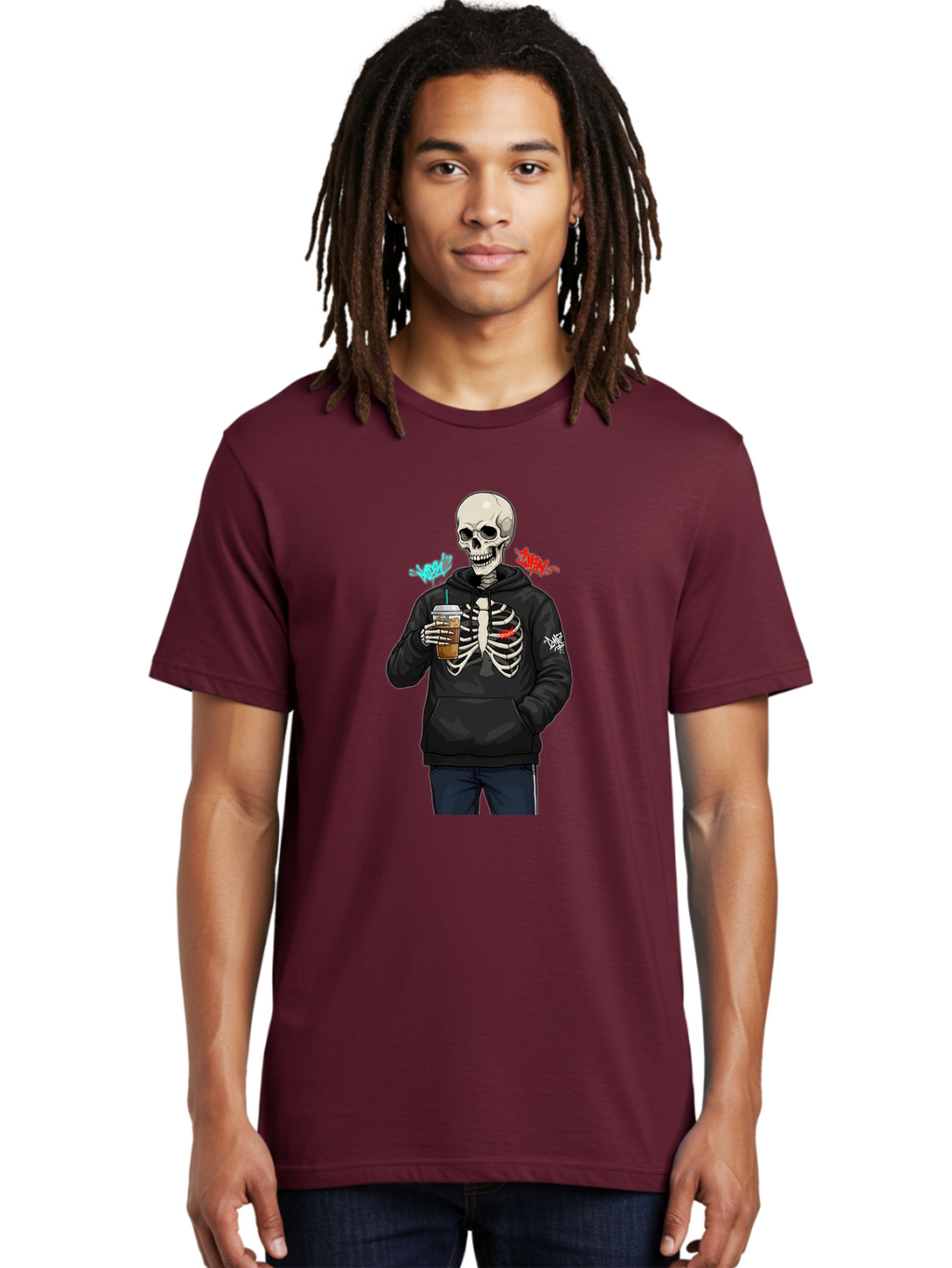 Xoxo-Kiss-Kiss-Skeleton Men'S Graphic Tee, 100% Cotton, Comfortable Casual Summer Wear, Machine Washable, Vintage Camera, Old Camera, Antique Camera, Black Camera, Classic Photography, Photography Equipment, Nostalgic Device, Film Camera, Bal643