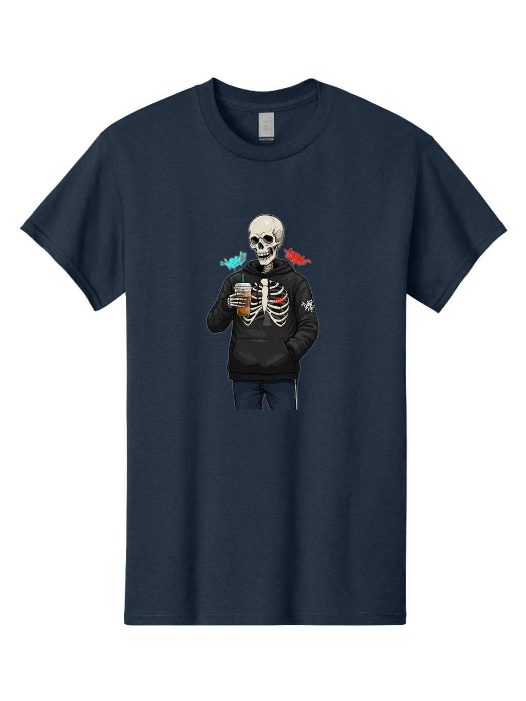 Xoxo-Kiss-Kiss-Skeleton Men'S Graphic Tee, 100% Cotton, Comfortable Casual Summer Wear, Machine Washable, Vintage Camera, Old Camera, Antique Camera, Black Camera, Classic Photography, Photography Equipment, Nostalgic Device, Film Camera, Bal643