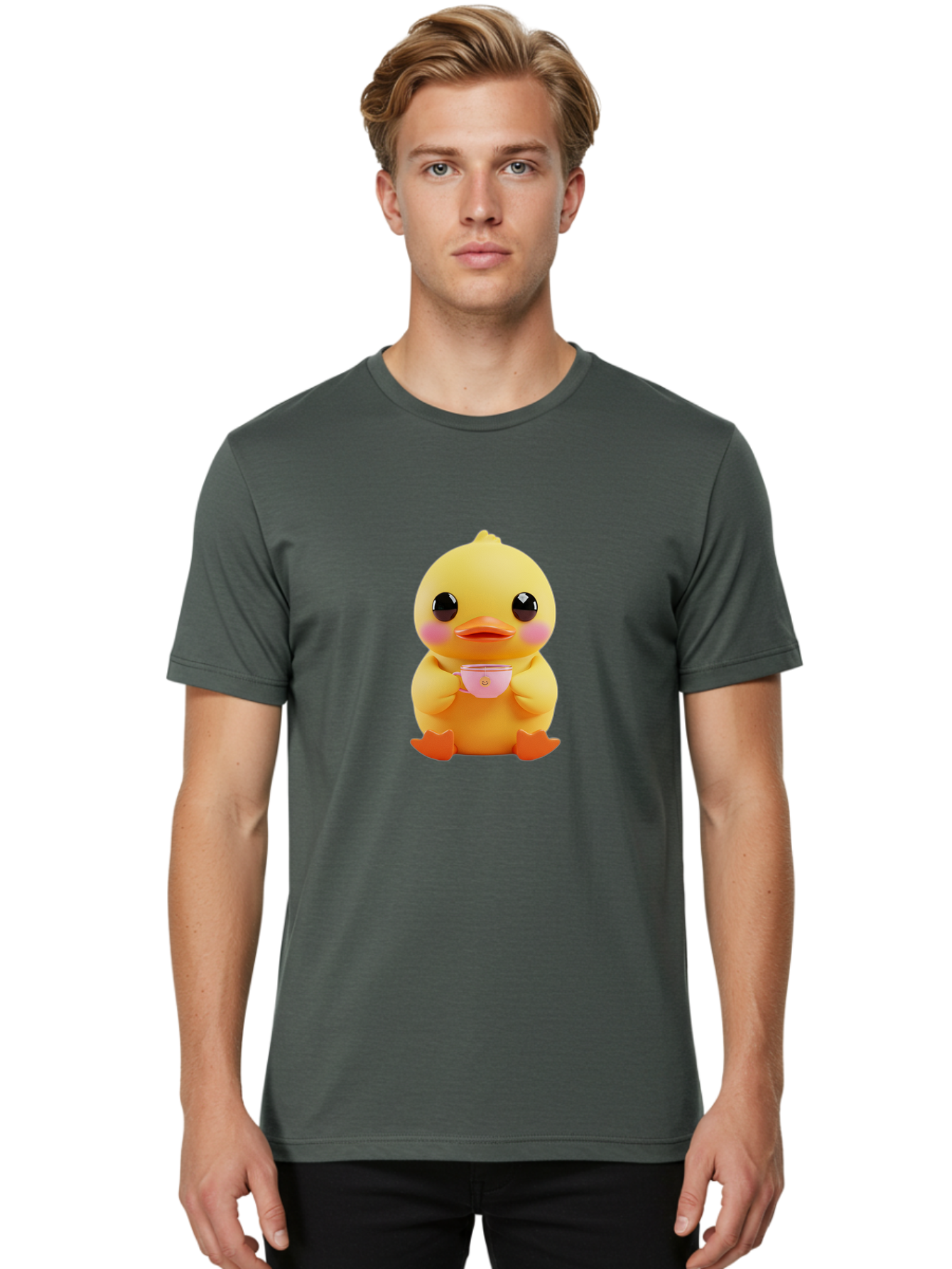 Yellow-Duck Men'S Graphic Tee, 100% Cotton, Comfortable Casual Summer Wear, Machine Washable, Vintage Camera, Old Camera, Antique Camera, Black Camera, Classic Photography, Photography Equipment, Nostalgic Device, Film Camera, Camera Art Bal644