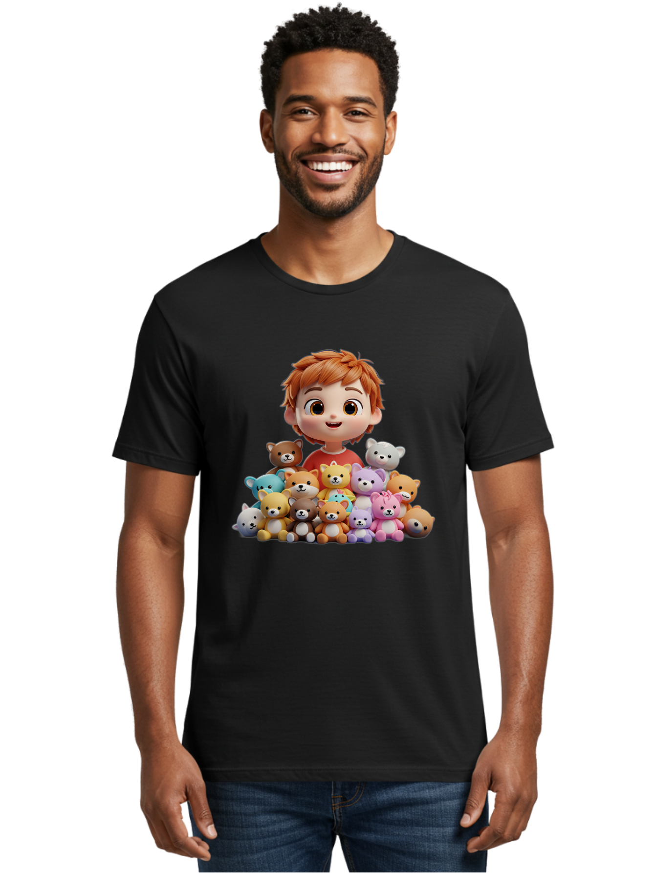 Young-Boy-With-Teddy-Bears Men'S Graphic Tee, 100% Cotton, Comfortable Casual Summer Wear, Machine Washable, Vintage Camera, Old Camera, Antique Camera, Black Camera, Classic Photography, Photography Equipment, Nostalgic Device, Film Camera, Bal646