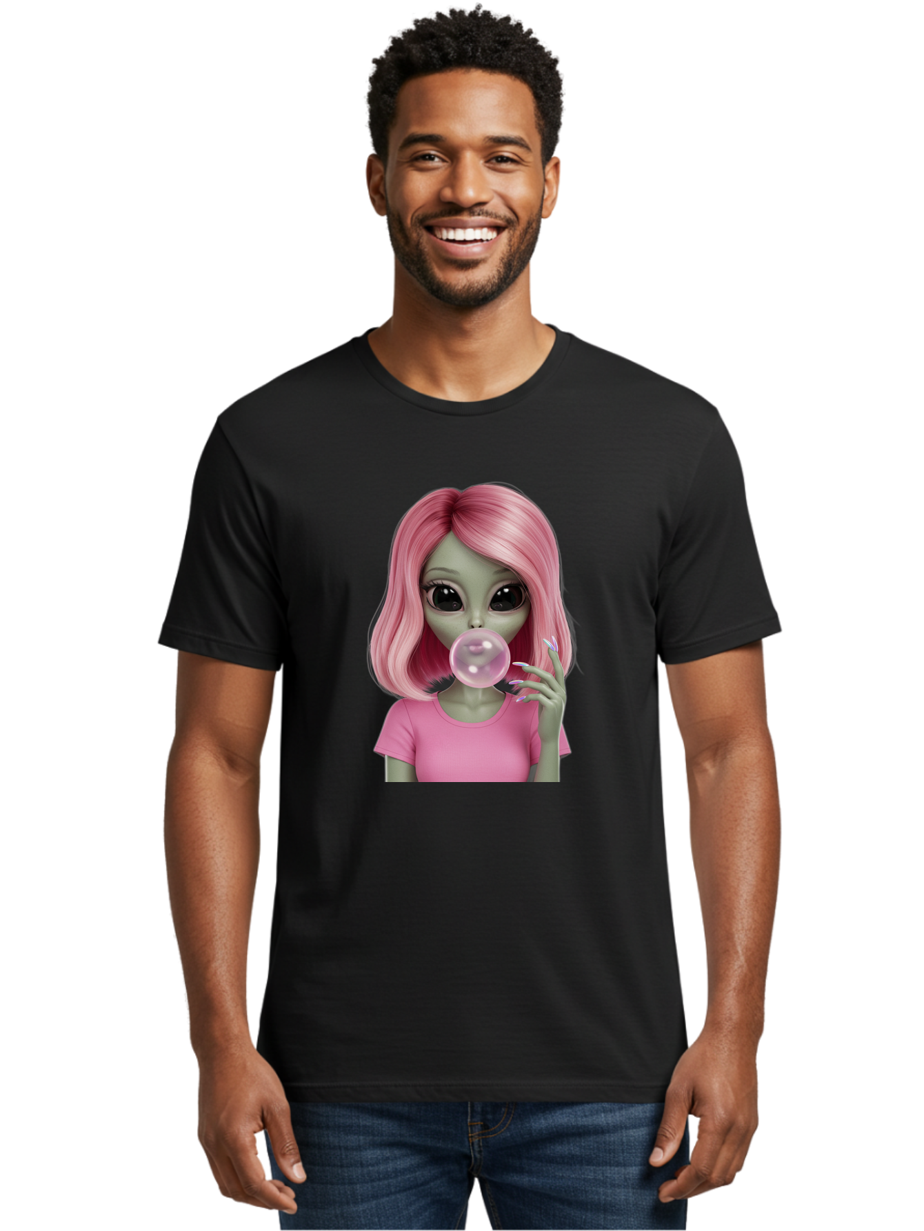 Zombie-Girl-Bubblegum Men'S Graphic Tee, 100% Cotton, Comfortable Casual Summer Wear, Machine Washable, Vintage Camera, Old Camera, Antique Camera, Black Camera, Classic Photography, Photography Equipment, Nostalgic Device, Film Camera, Bal647