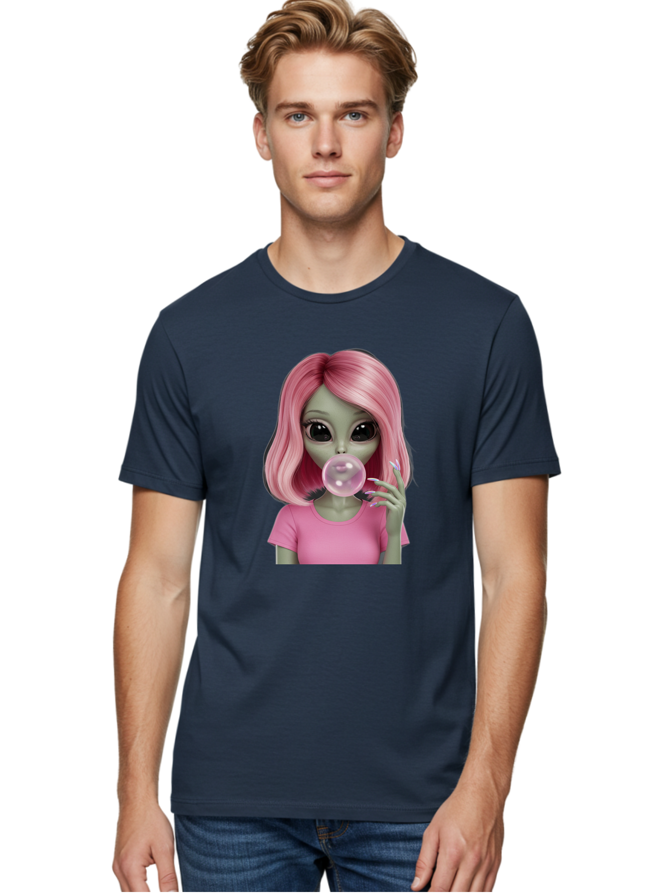 Zombie-Girl-Bubblegum Men'S Graphic Tee, 100% Cotton, Comfortable Casual Summer Wear, Machine Washable, Vintage Camera, Old Camera, Antique Camera, Black Camera, Classic Photography, Photography Equipment, Nostalgic Device, Film Camera, Bal647
